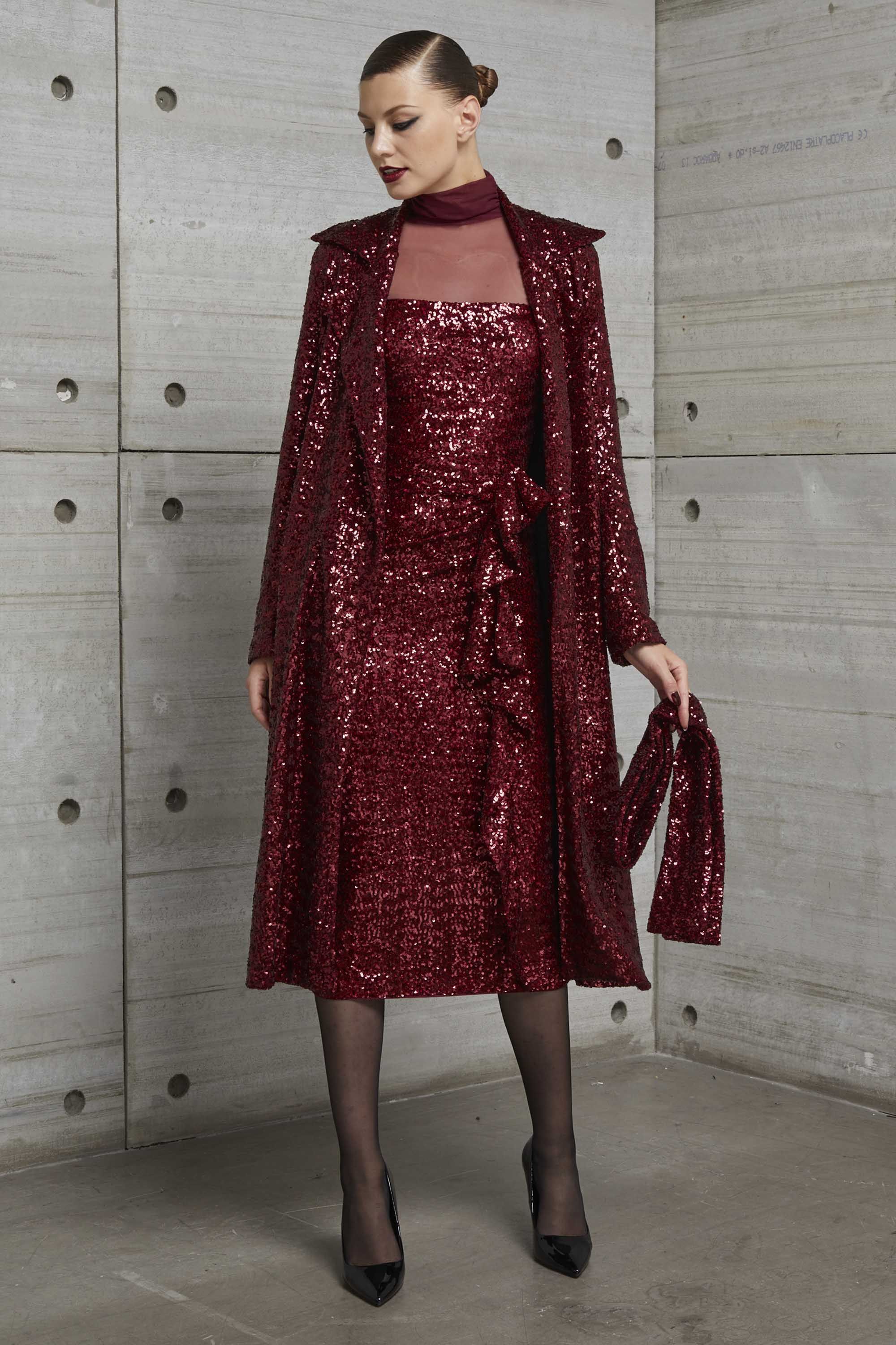 SAVERIA SEQUINED DUSTERCOAT sold by Chiara Boni