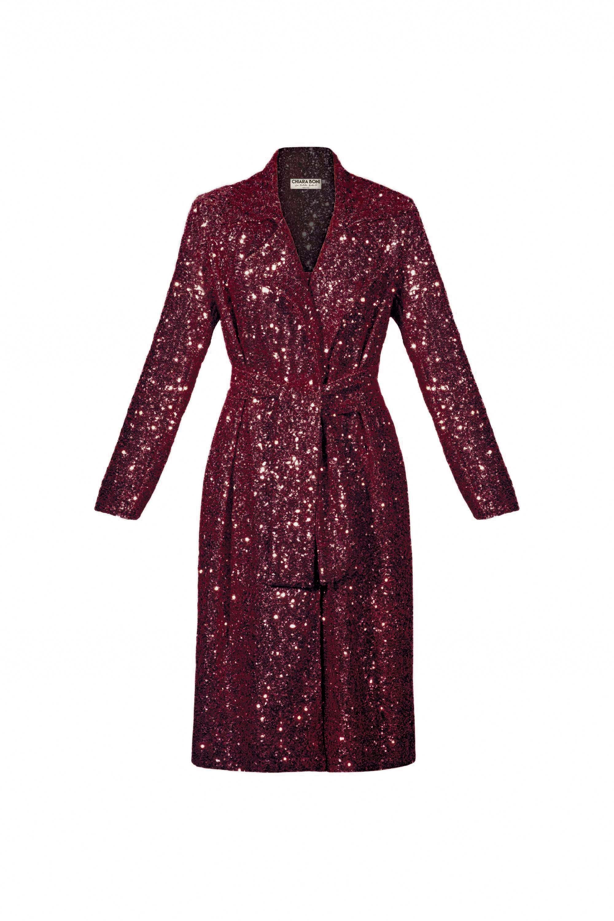 SAVERIA SEQUINED DUSTERCOAT sold by Chiara Boni product image thumbnail 2