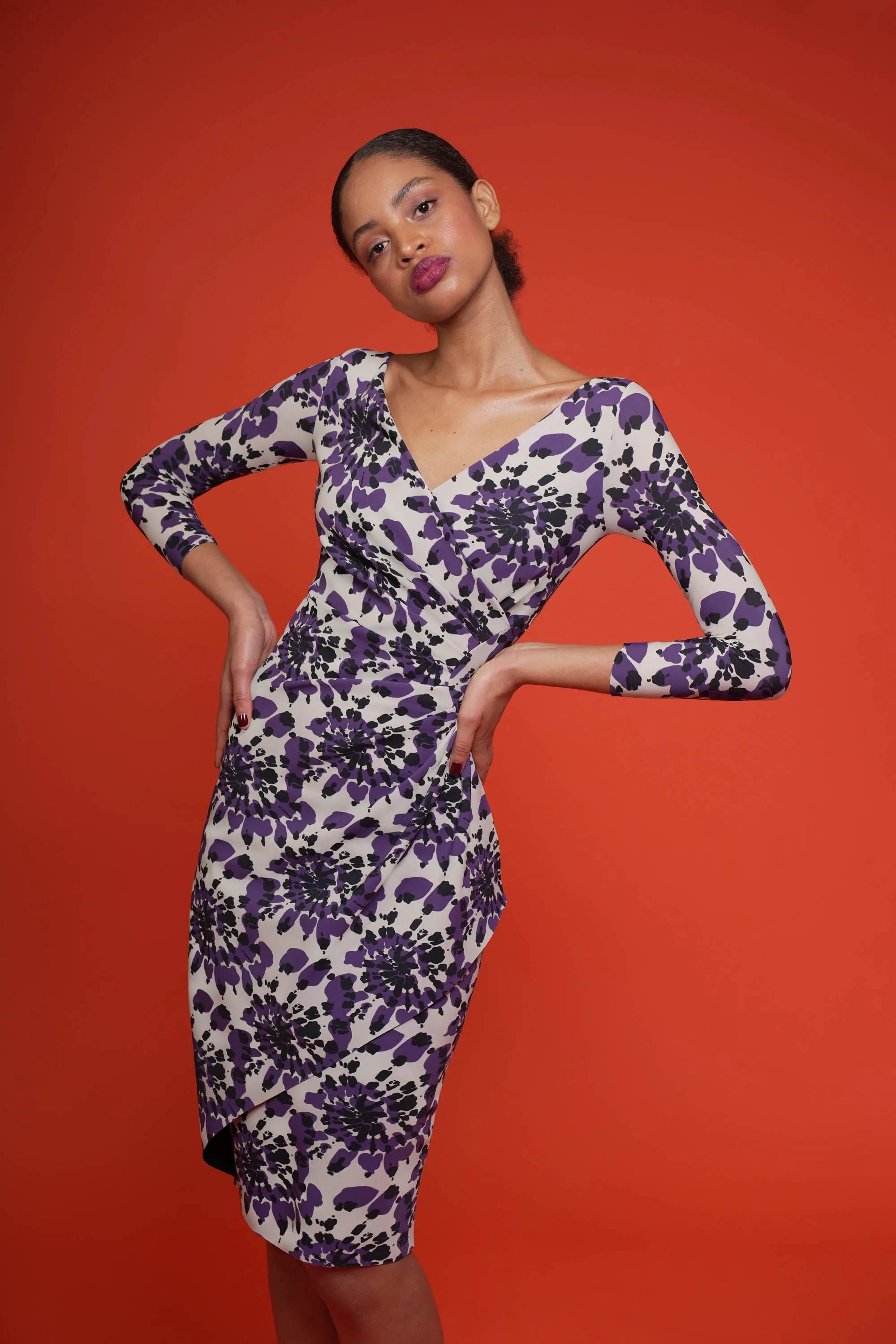 CHARISSE PRINTED DRESS sold by Chiara Boni product image thumbnail 5