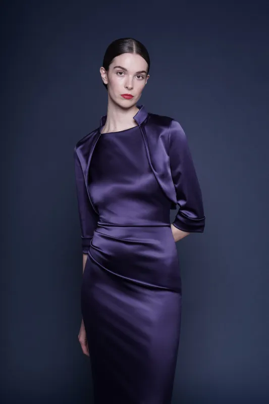 AMATISTA SATIN JACKET sold by Chiara Boni