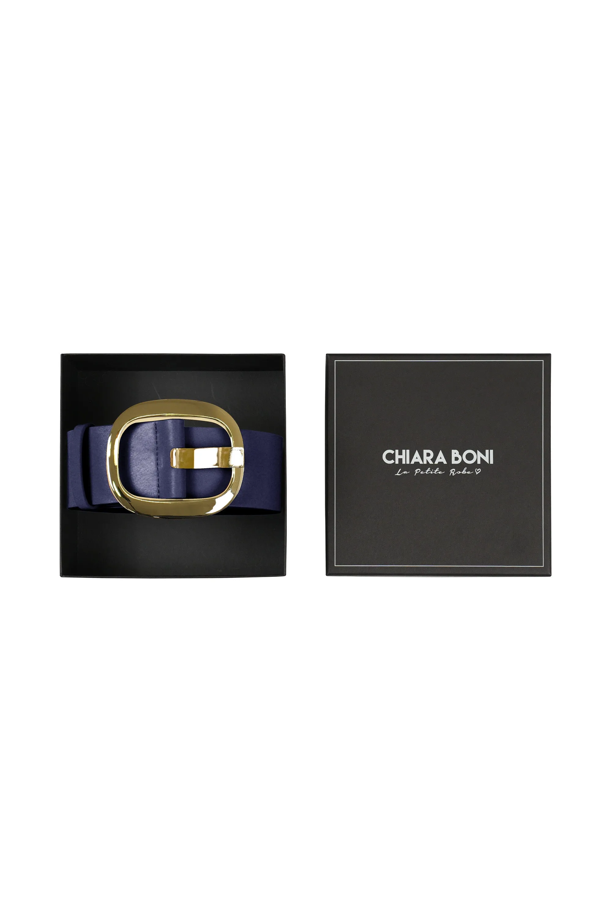 LEATHER BELT WITH METALLIC BUCKLE sold by Chiara Boni product image thumbnail 4