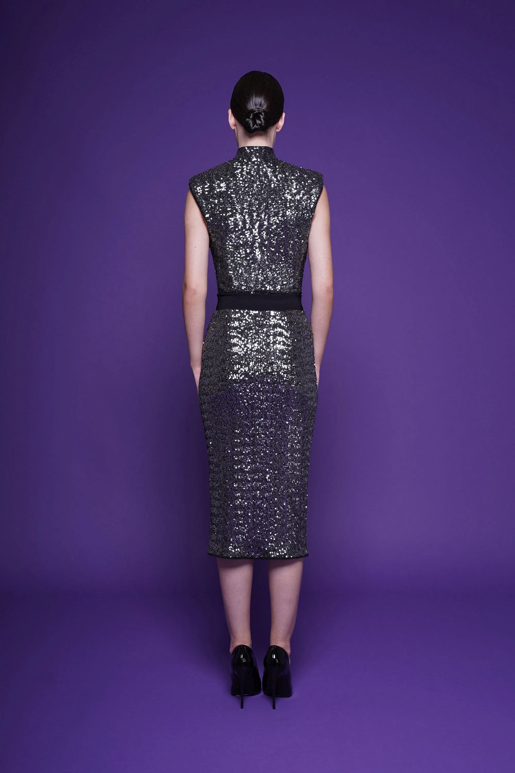 LUMI SEQUINED SKIRT sold by Chiara Boni product image thumbnail 4