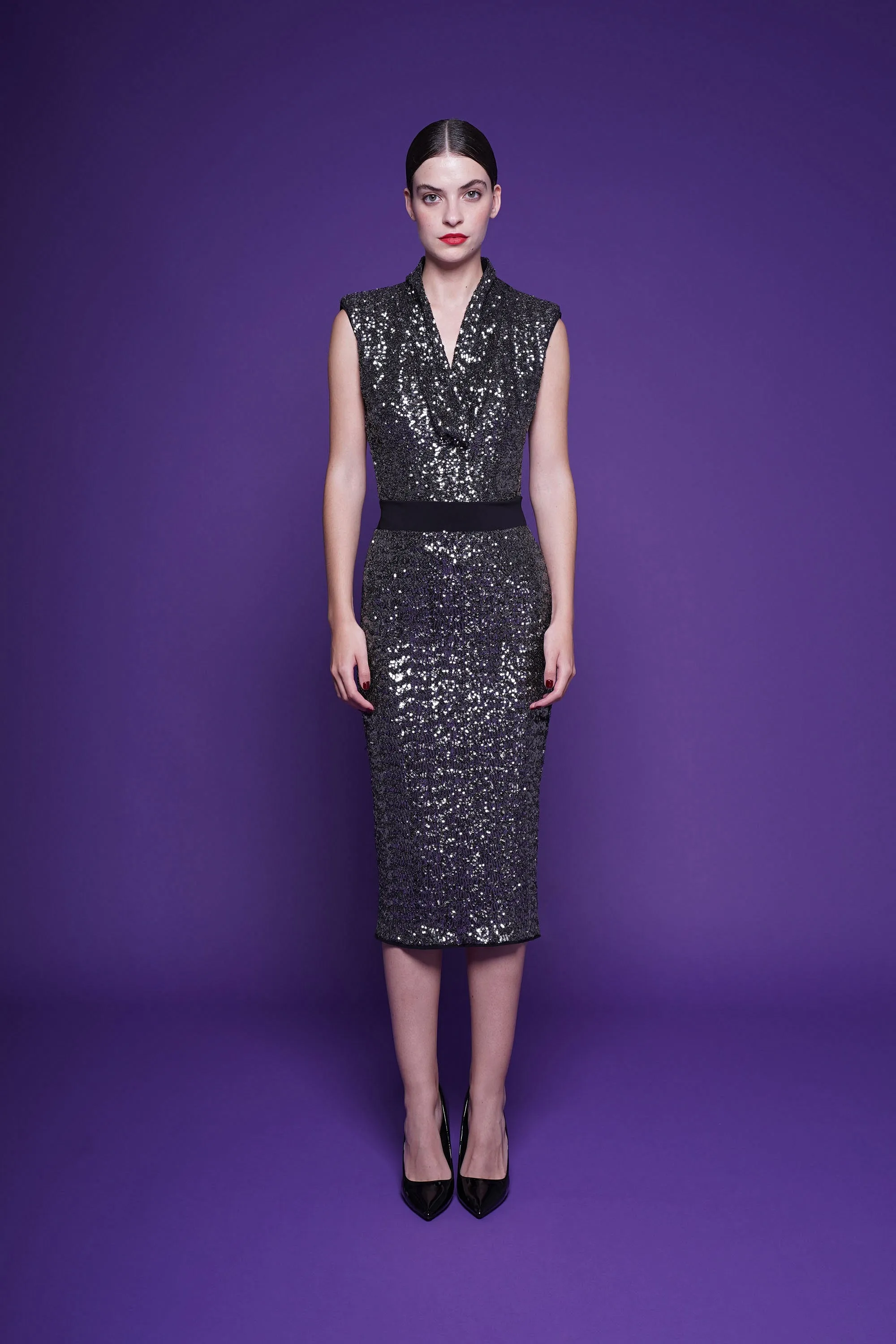 LUMI SEQUINED SKIRT sold by Chiara Boni