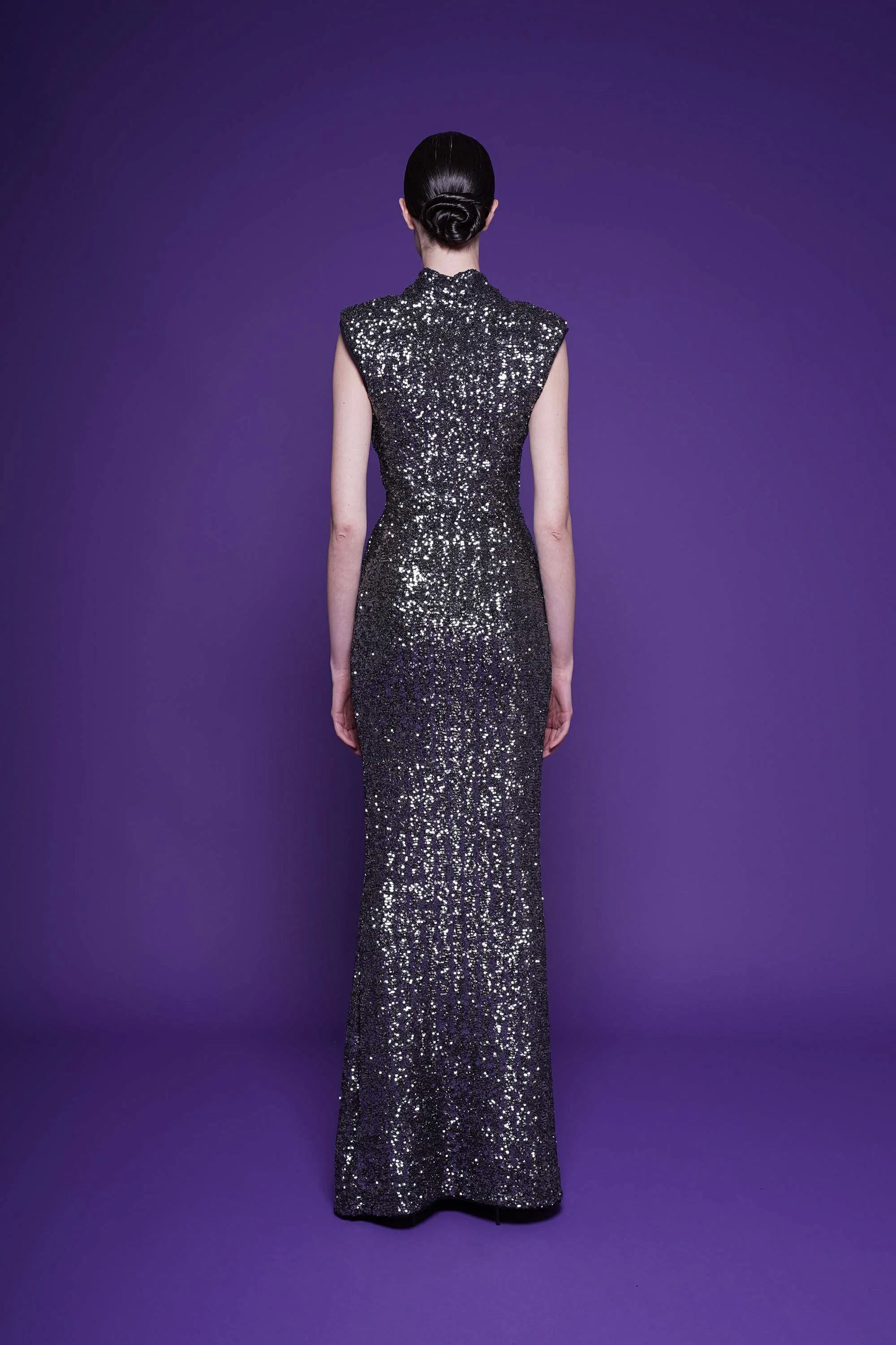DUINA SEQUINED GOWN sold by Chiara Boni product image thumbnail 4
