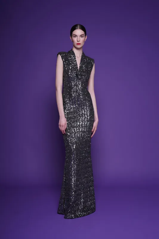 DUINA SEQUINED GOWN sold by Chiara Boni
