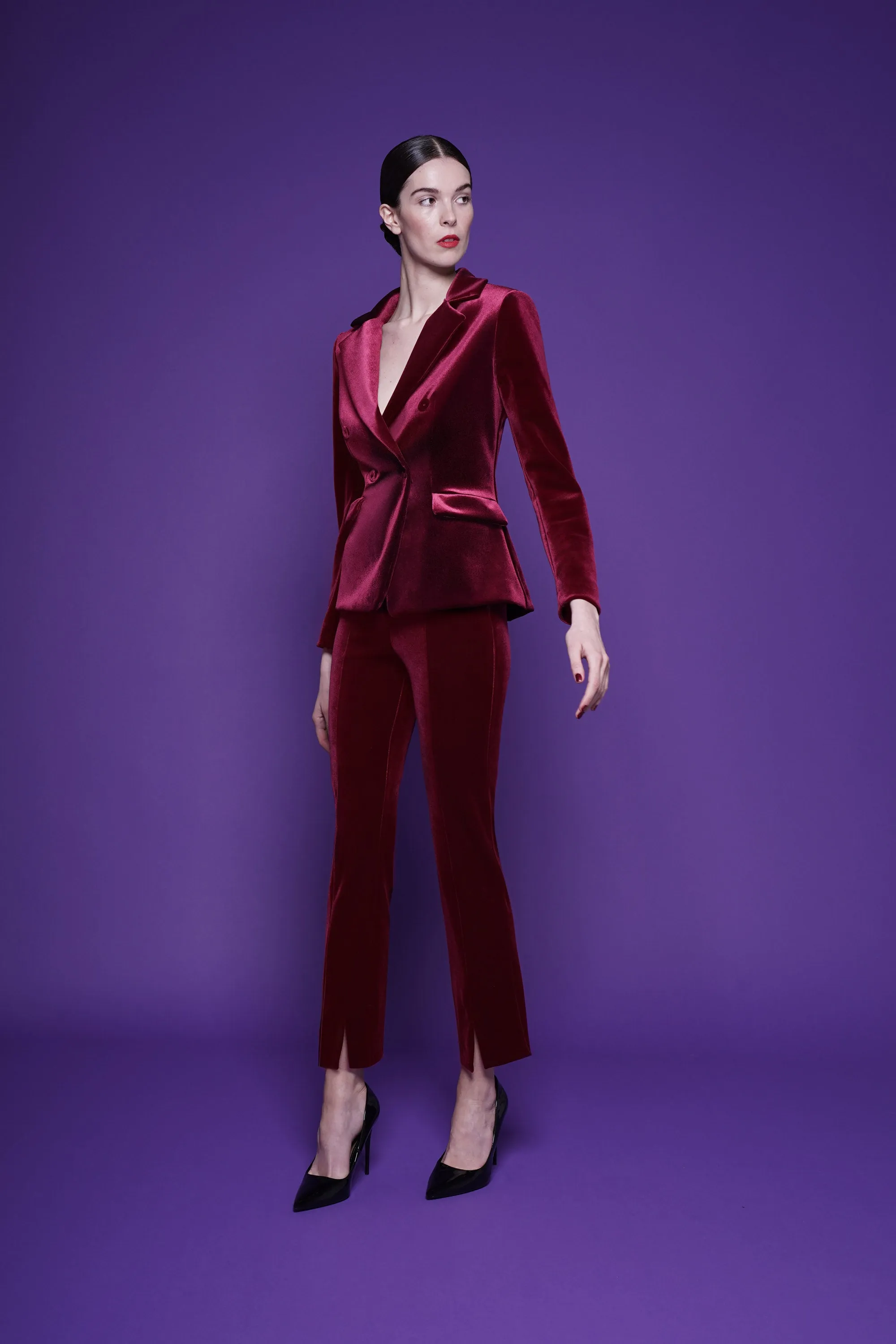 VIKA VELVET PANTS sold by Chiara Boni product image thumbnail 3