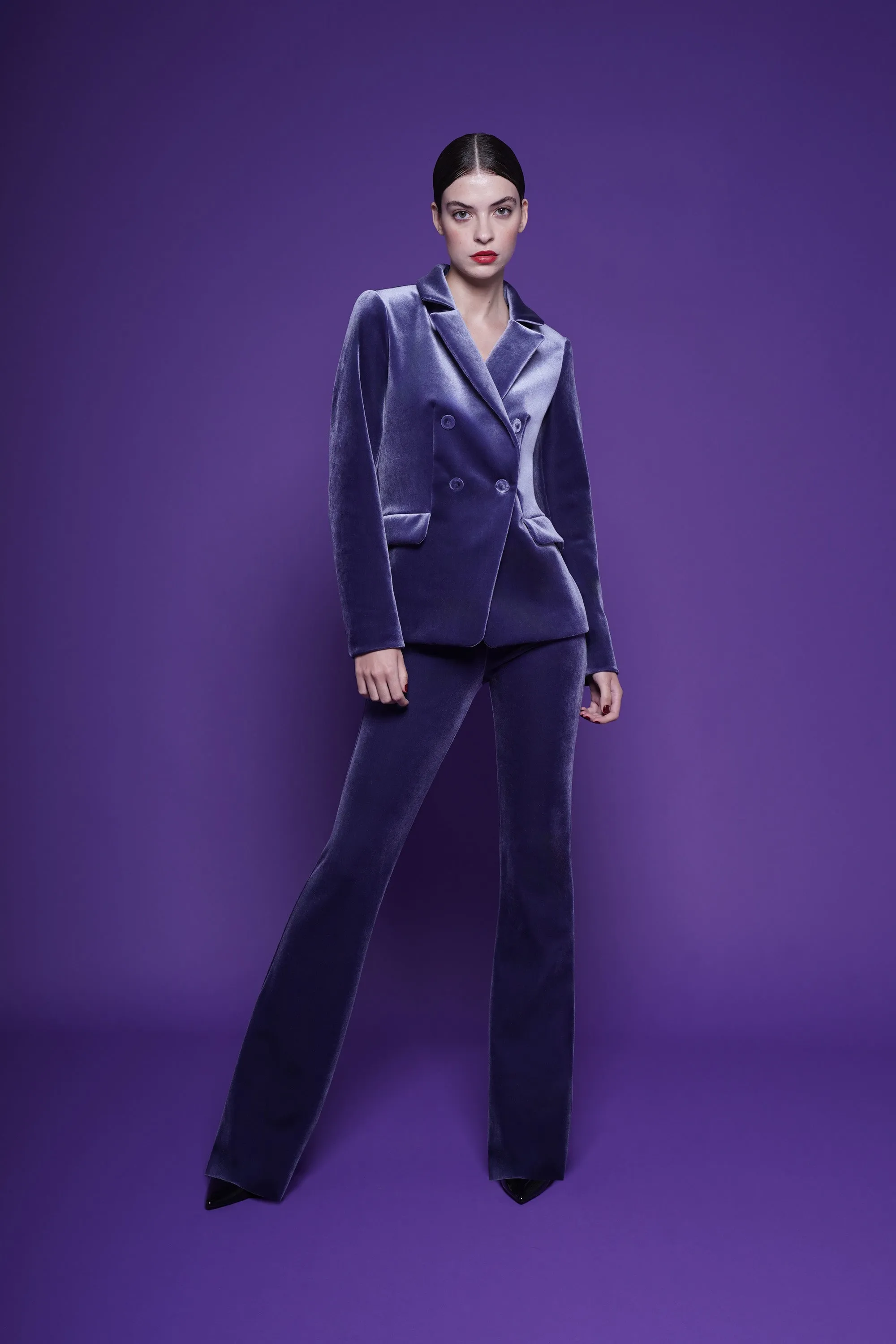 VENUSETTE HIGH WAISTED VELVET PANTS sold by Chiara Boni