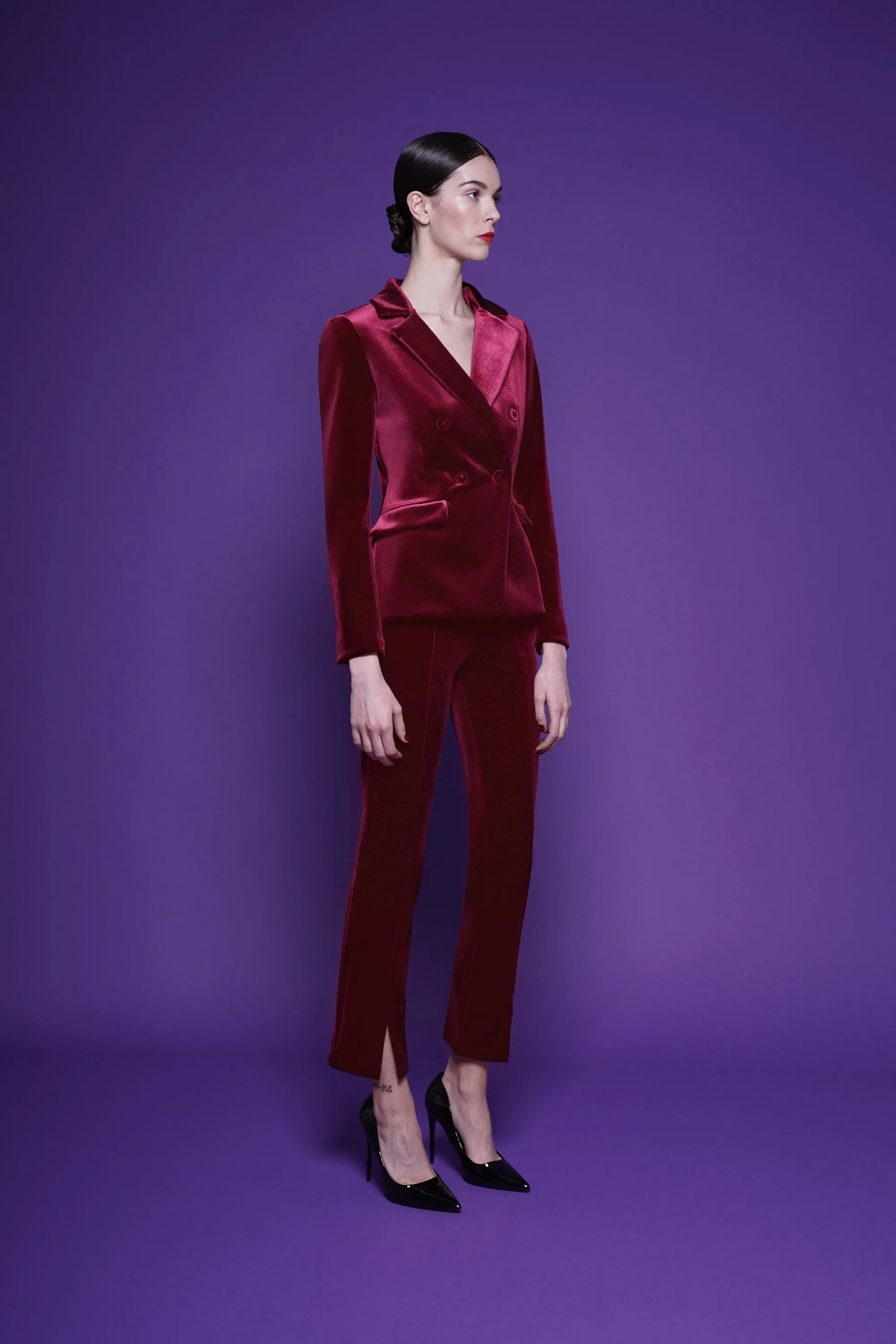 GOLDIE VELVET JACKET sold by Chiara Boni product image thumbnail 3