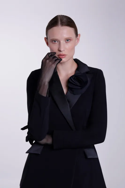 MESH ILLUSION SHORT GLOVES sold by Chiara Boni