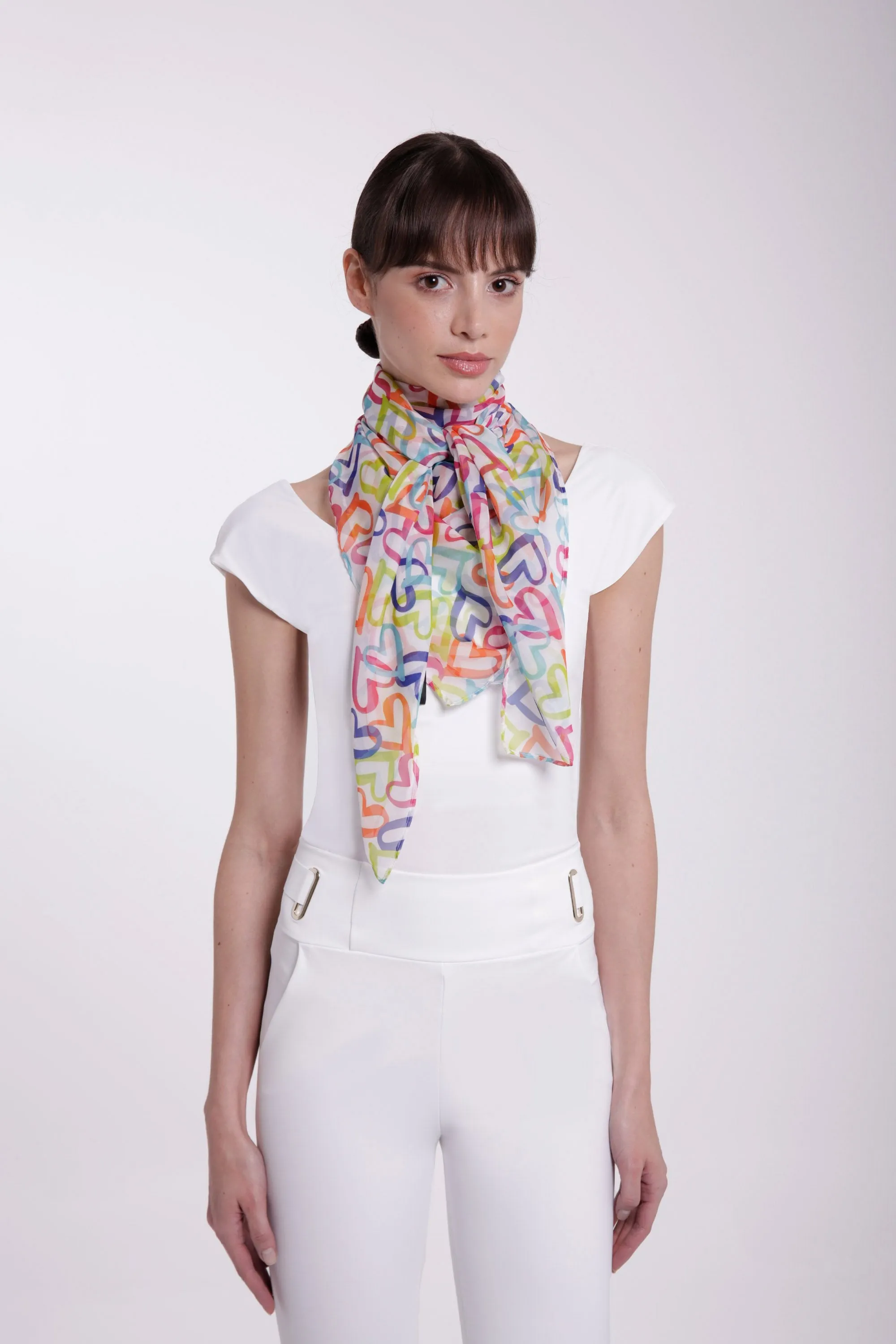 PRINTED CHIFFON SCARF sold by Chiara Boni