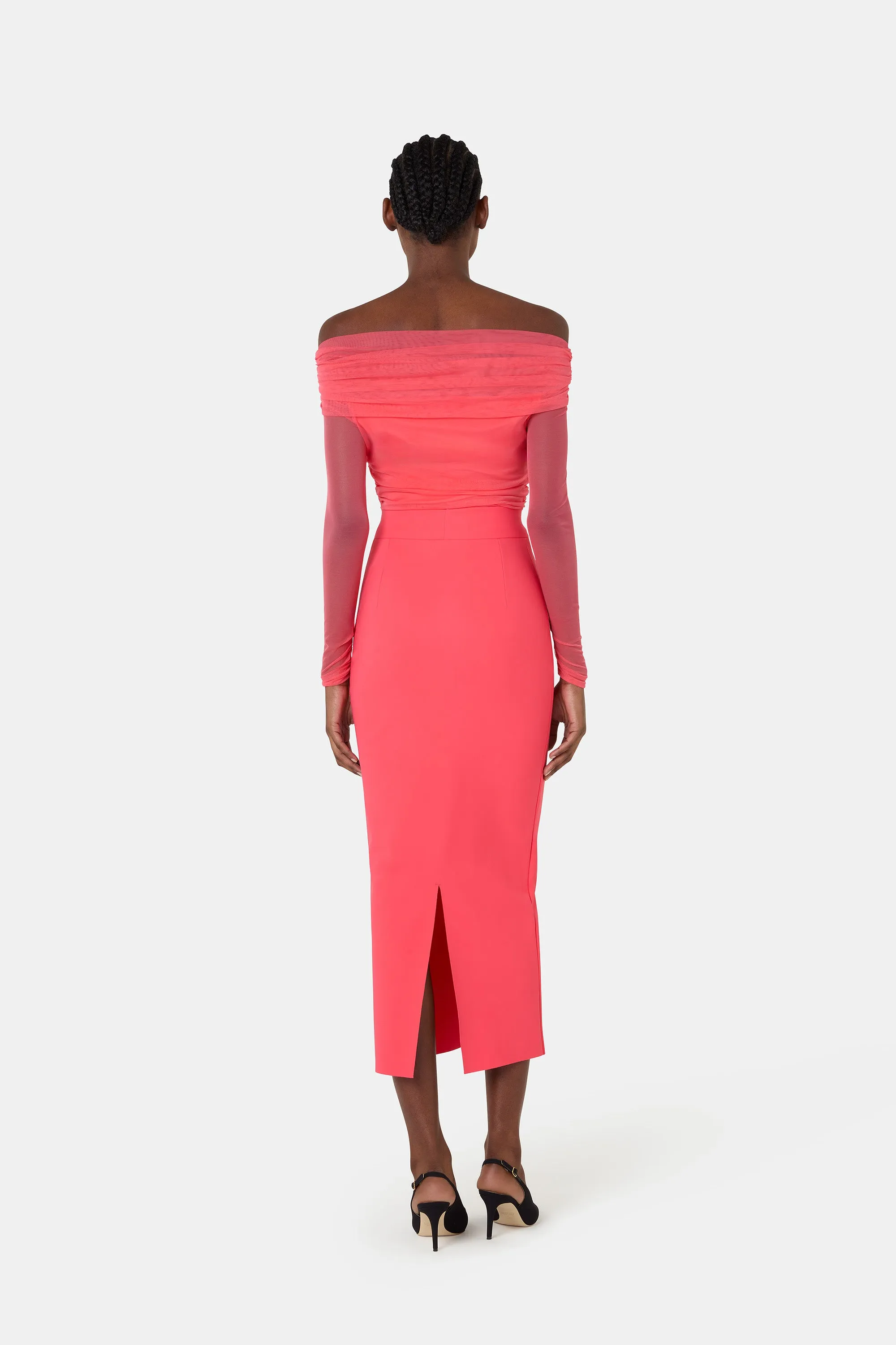 Luminette Midi Skirt sold by Chiara Boni product image thumbnail 4