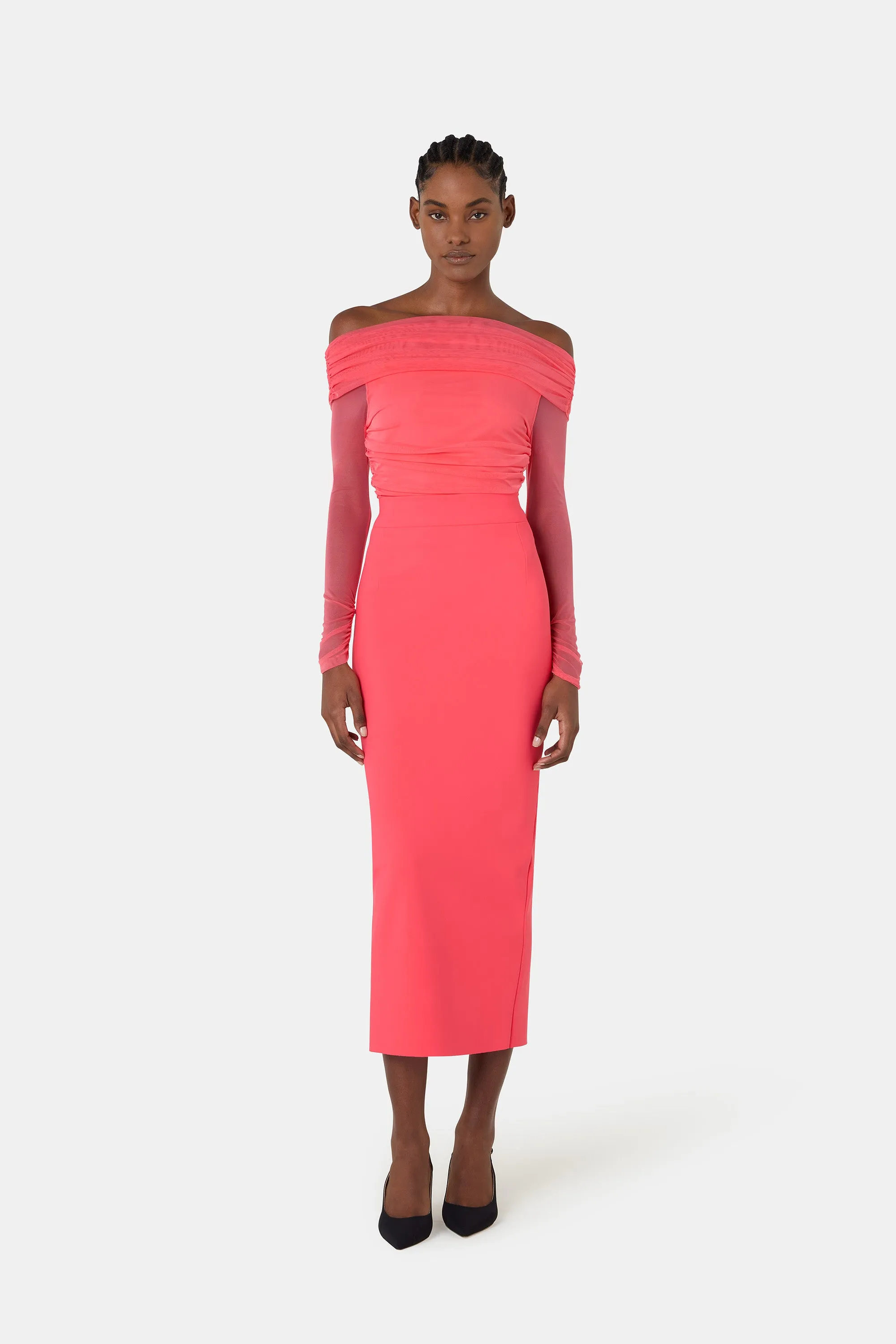 Luminette Midi Skirt sold by Chiara Boni