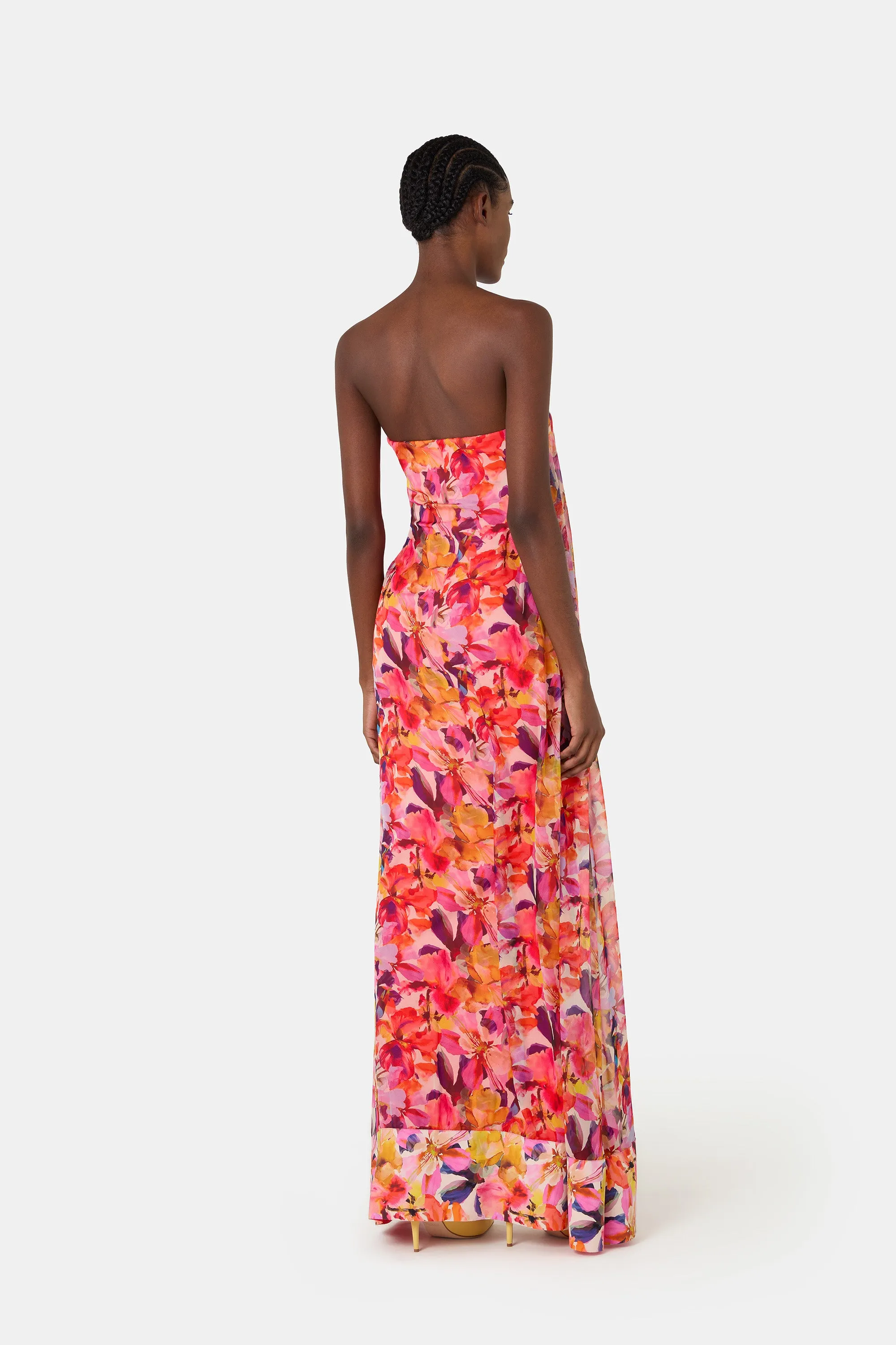 Junji Printed Gown sold by Chiara Boni product image thumbnail 4