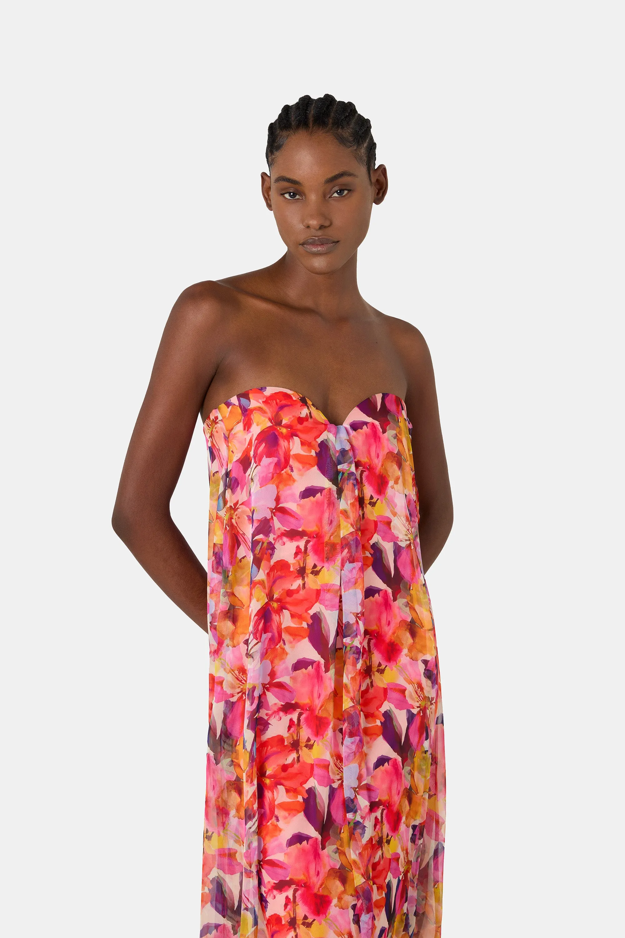 Junji Printed Gown sold by Chiara Boni product image thumbnail 5