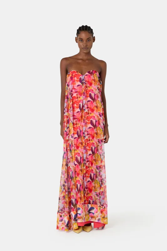 Junji Printed Gown sold by Chiara Boni