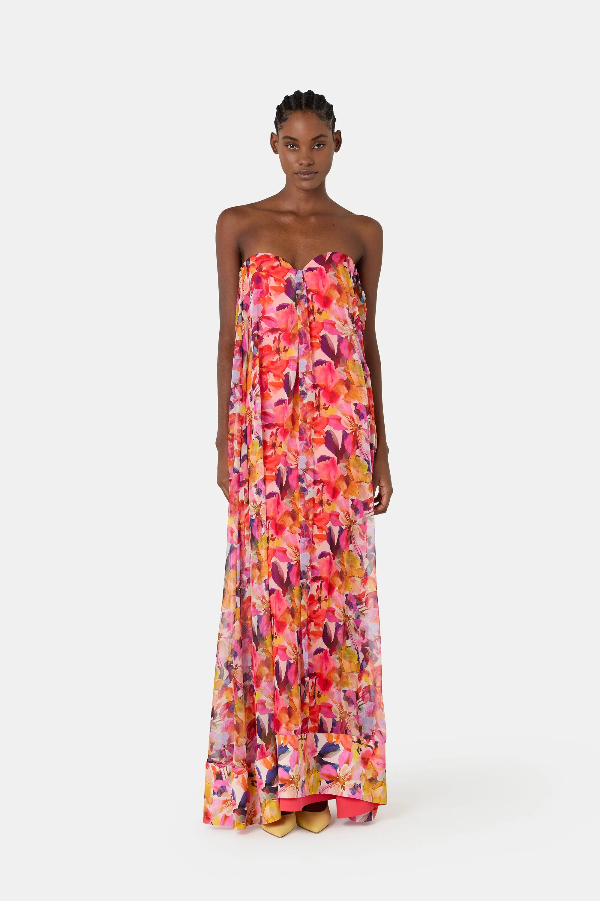 Junji Printed Gown sold by Chiara Boni