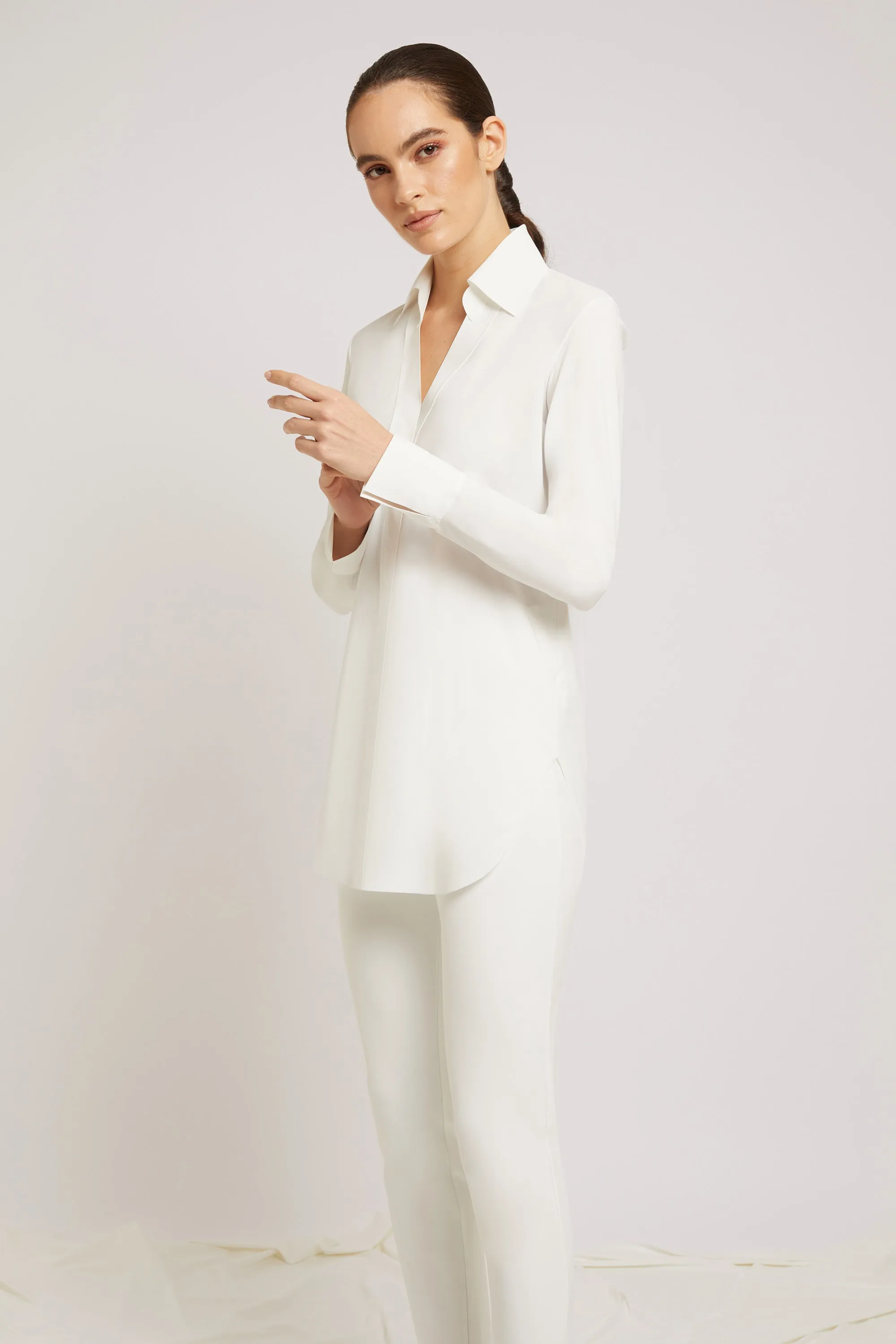 Atena Slim Shirt sold by Chiara Boni product image thumbnail 4
