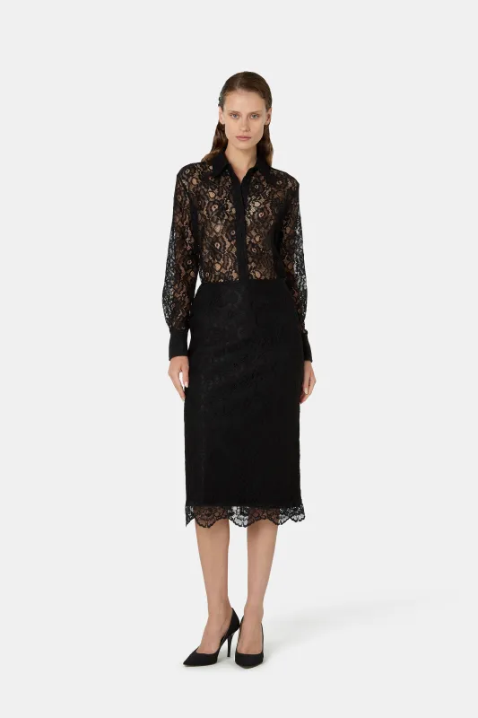 Manal Lace Shirt sold by Chiara Boni