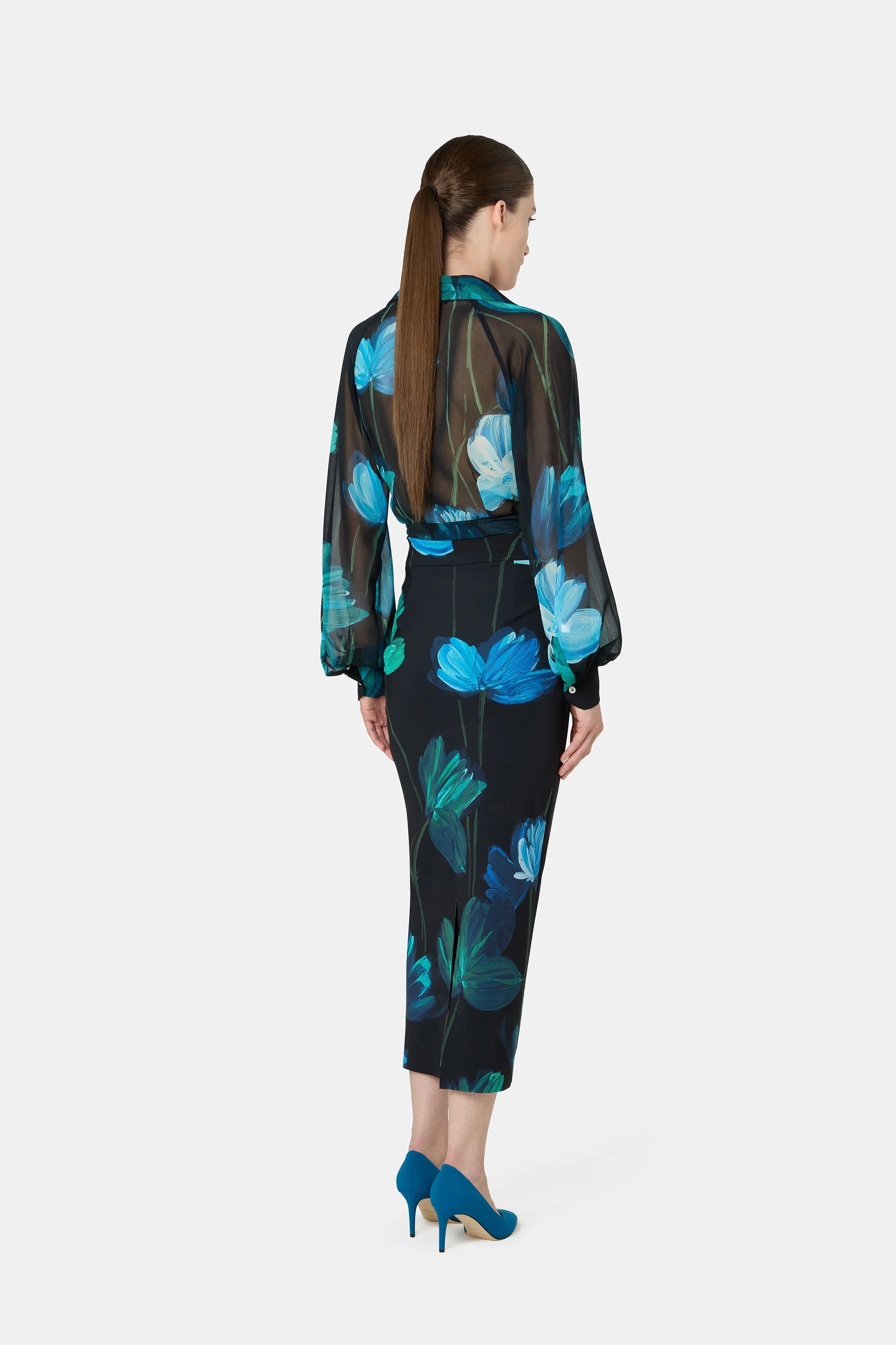 Luminette Midi Skirt sold by Chiara Boni product image thumbnail 4