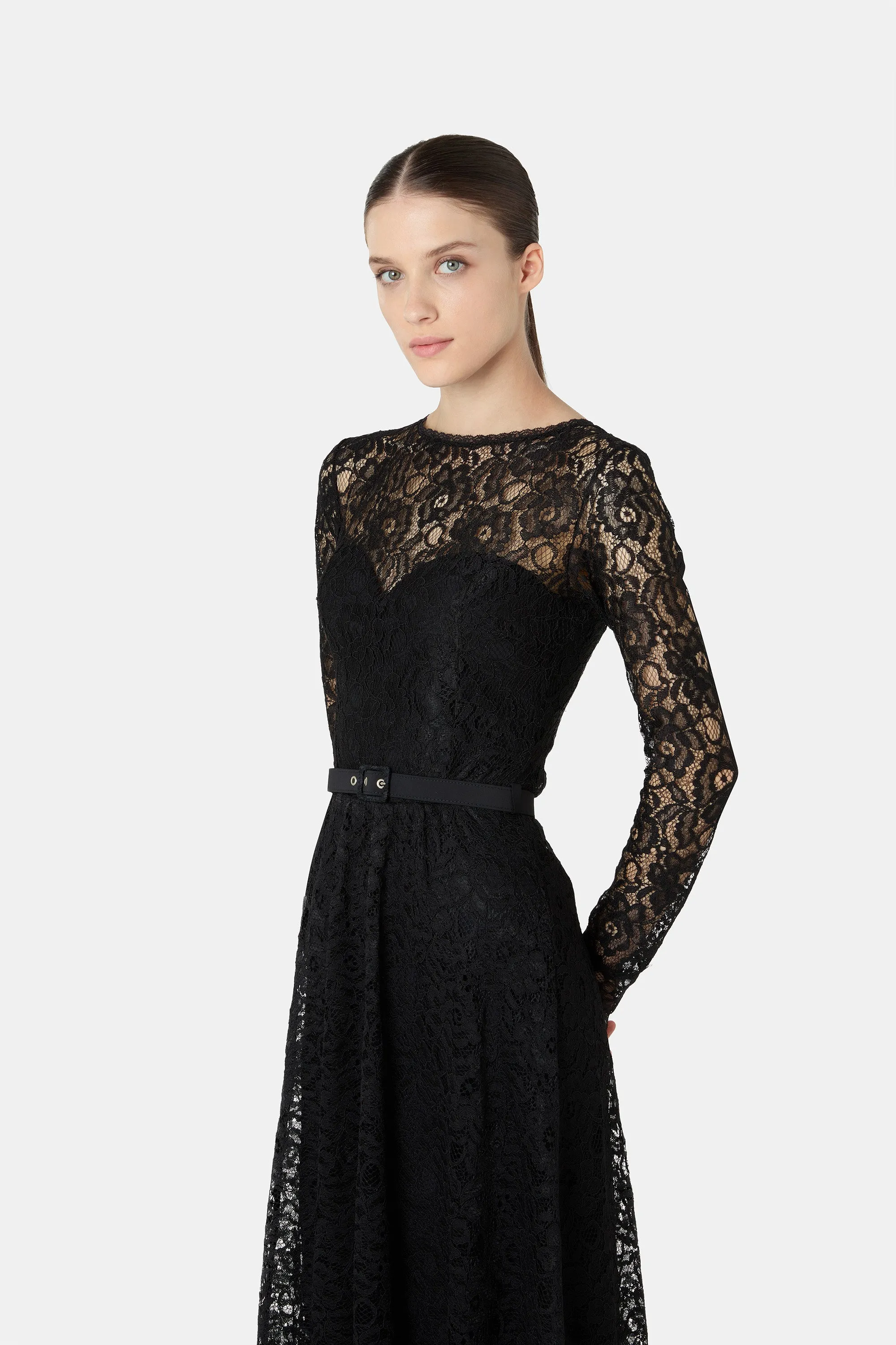 Ginoci Lace Midi Dress sold by Chiara Boni product image thumbnail 5
