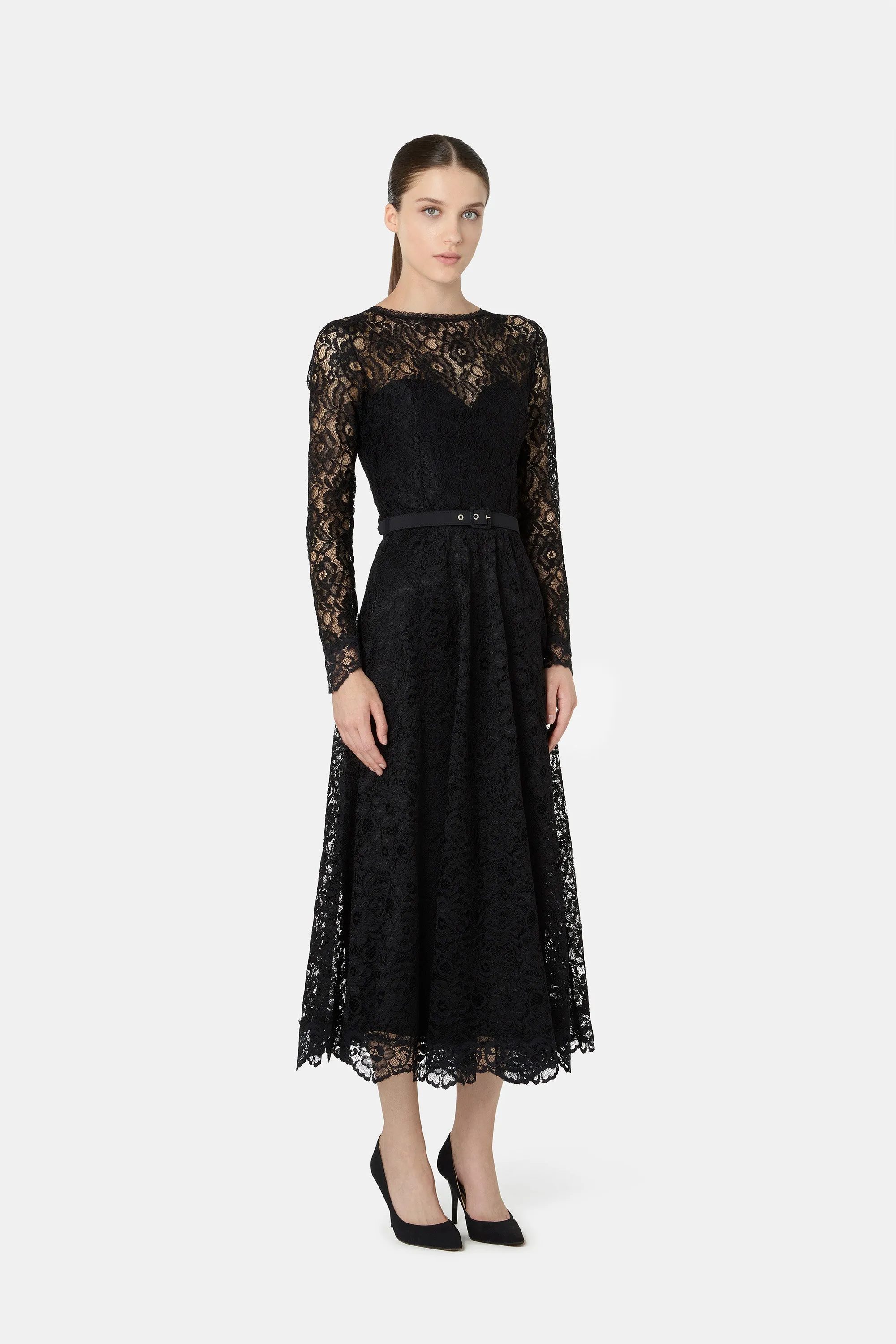 Ginoci Lace Midi Dress sold by Chiara Boni product image thumbnail 3