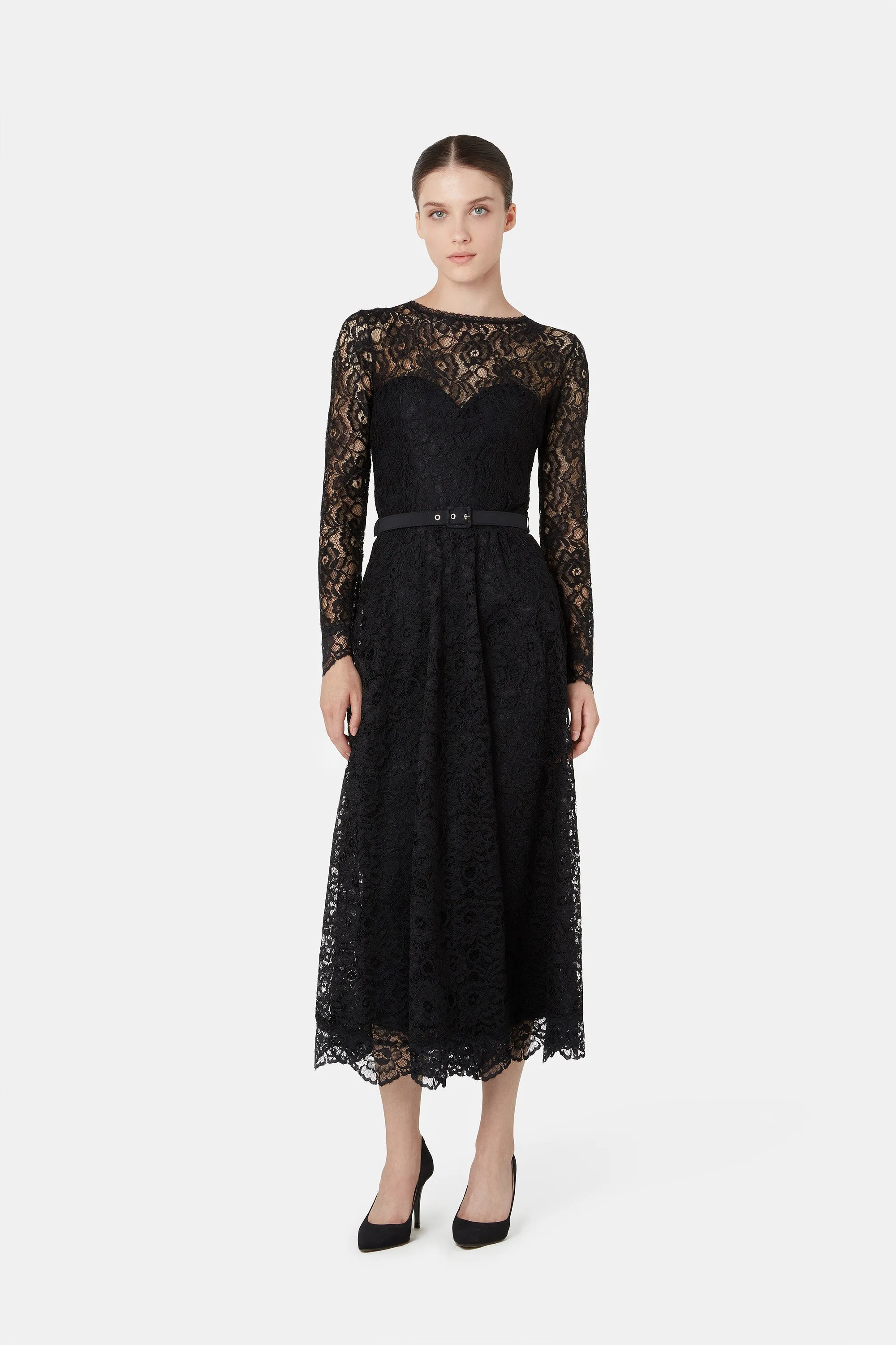 Ginoci Lace Midi Dress sold by Chiara Boni