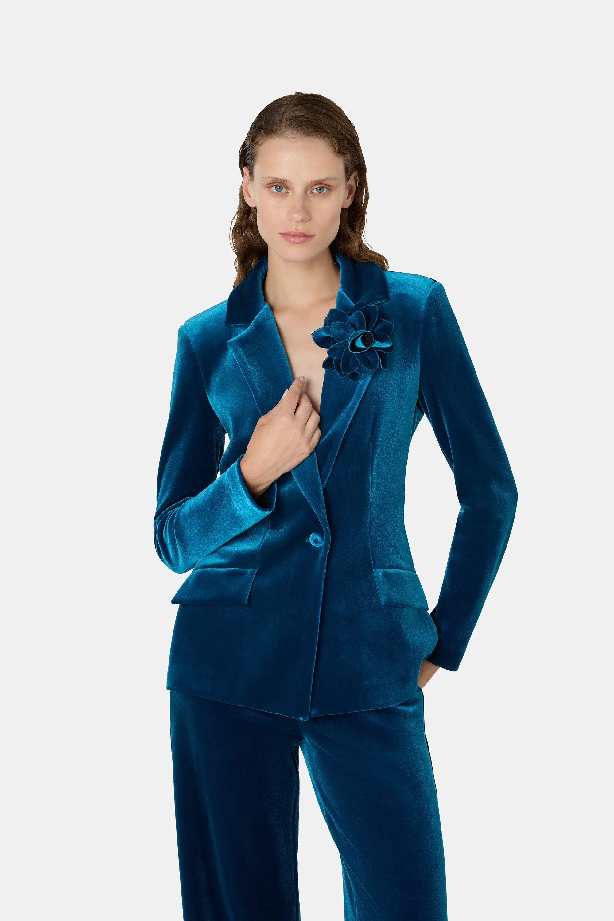 Velvet Flower Brooch sold by Chiara Boni