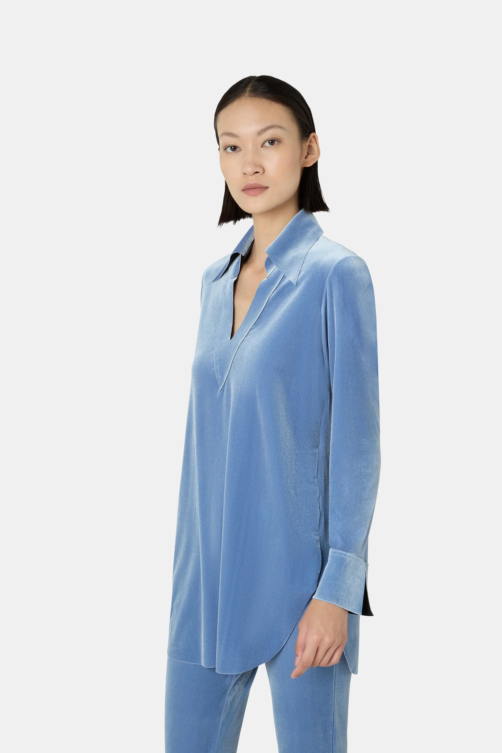 Atena Velvet Shirt sold by Chiara Boni product image thumbnail 5