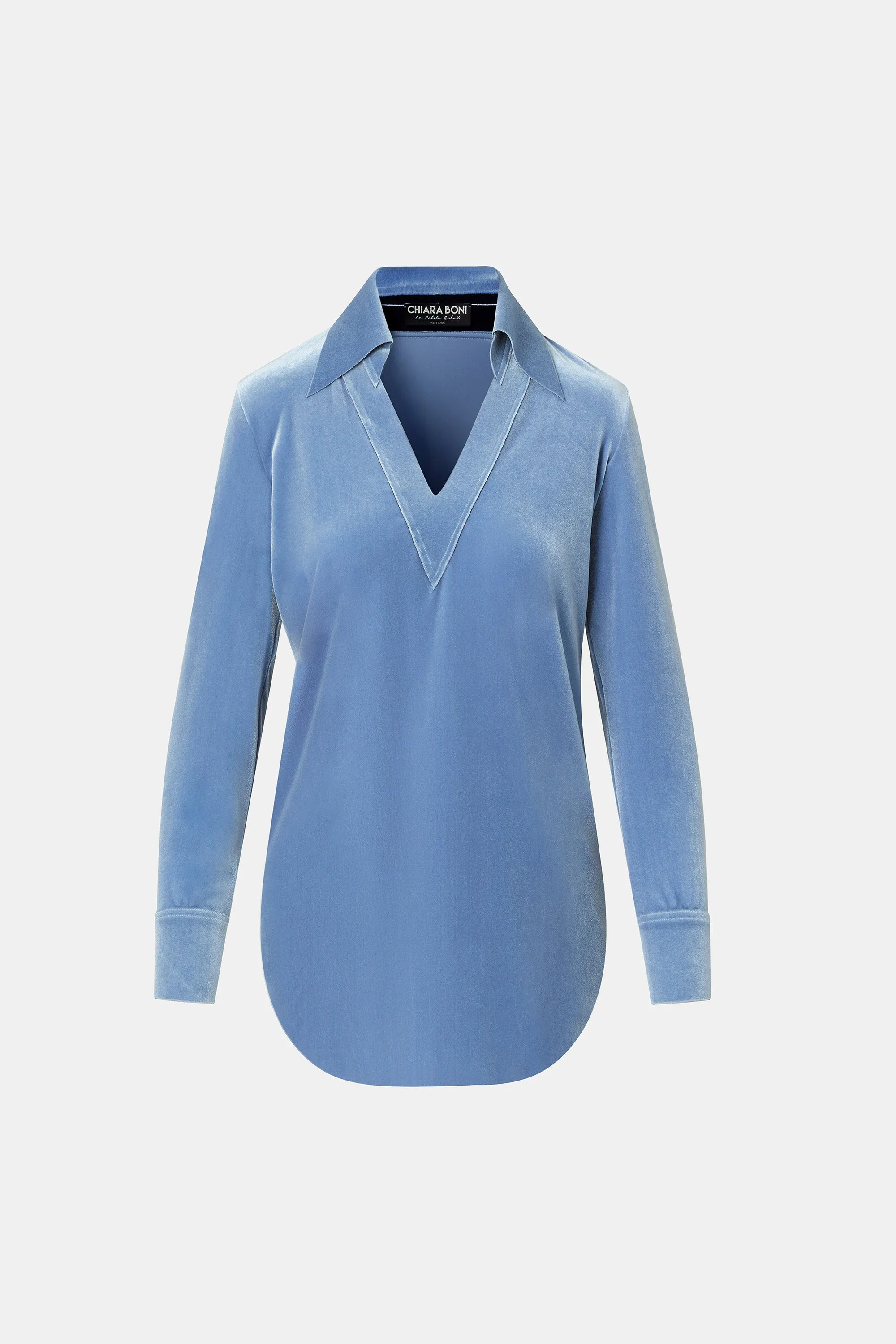 Atena Velvet Shirt sold by Chiara Boni product image thumbnail 2