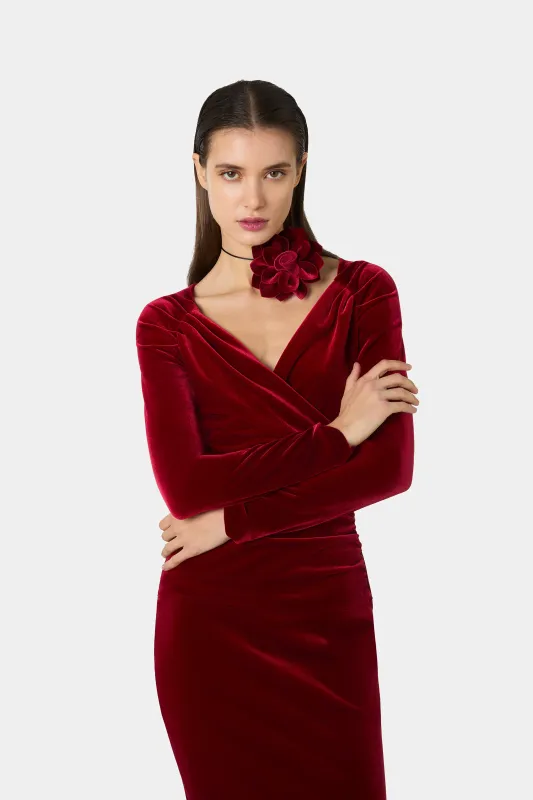 Velvet Flower Brooch sold by Chiara Boni