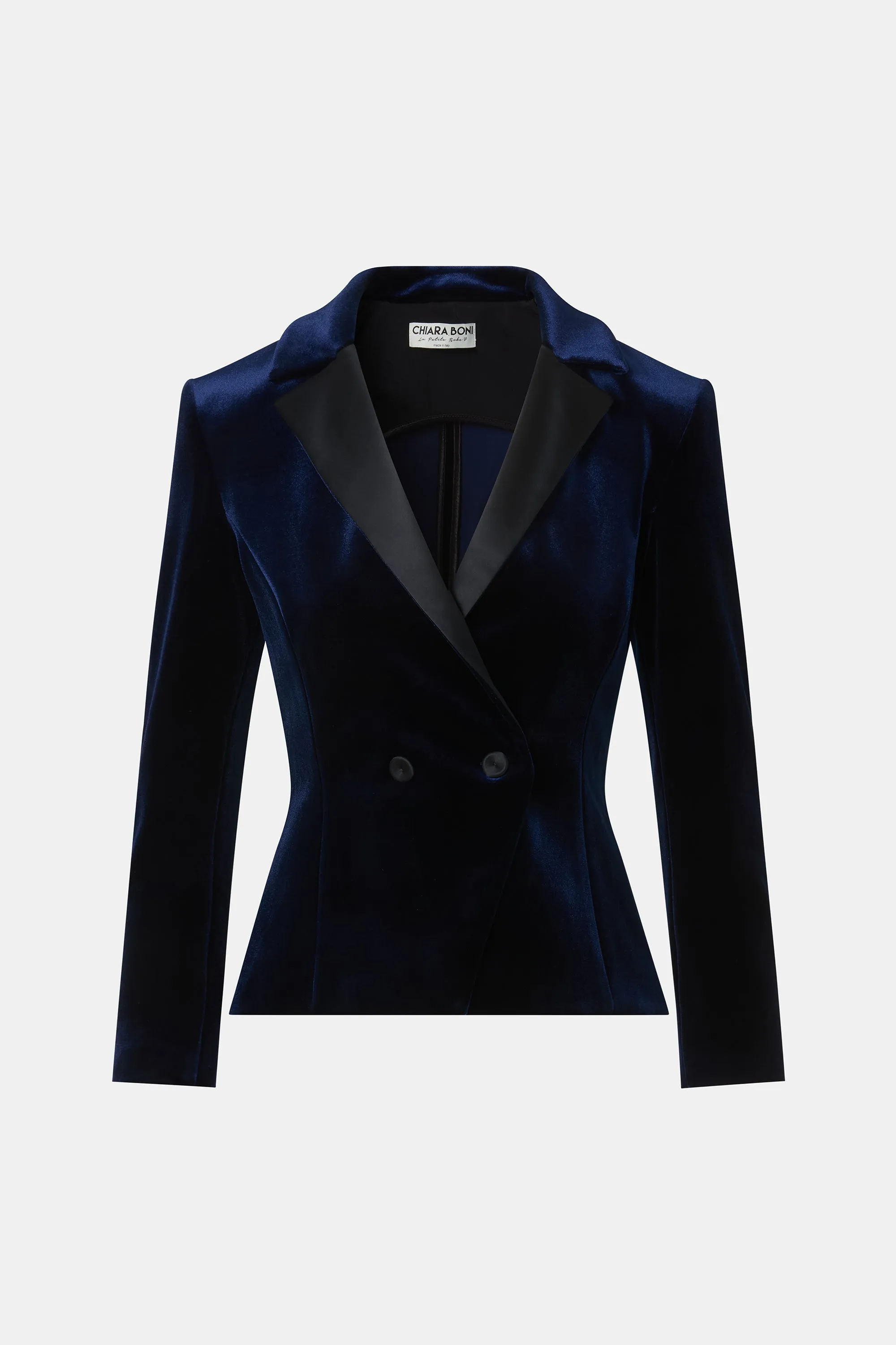 Paolao Velvet And Satin Jacket sold by Chiara Boni product image thumbnail 2
