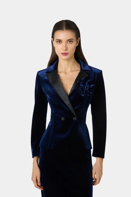 Velvet Flower Brooch sold by Chiara Boni