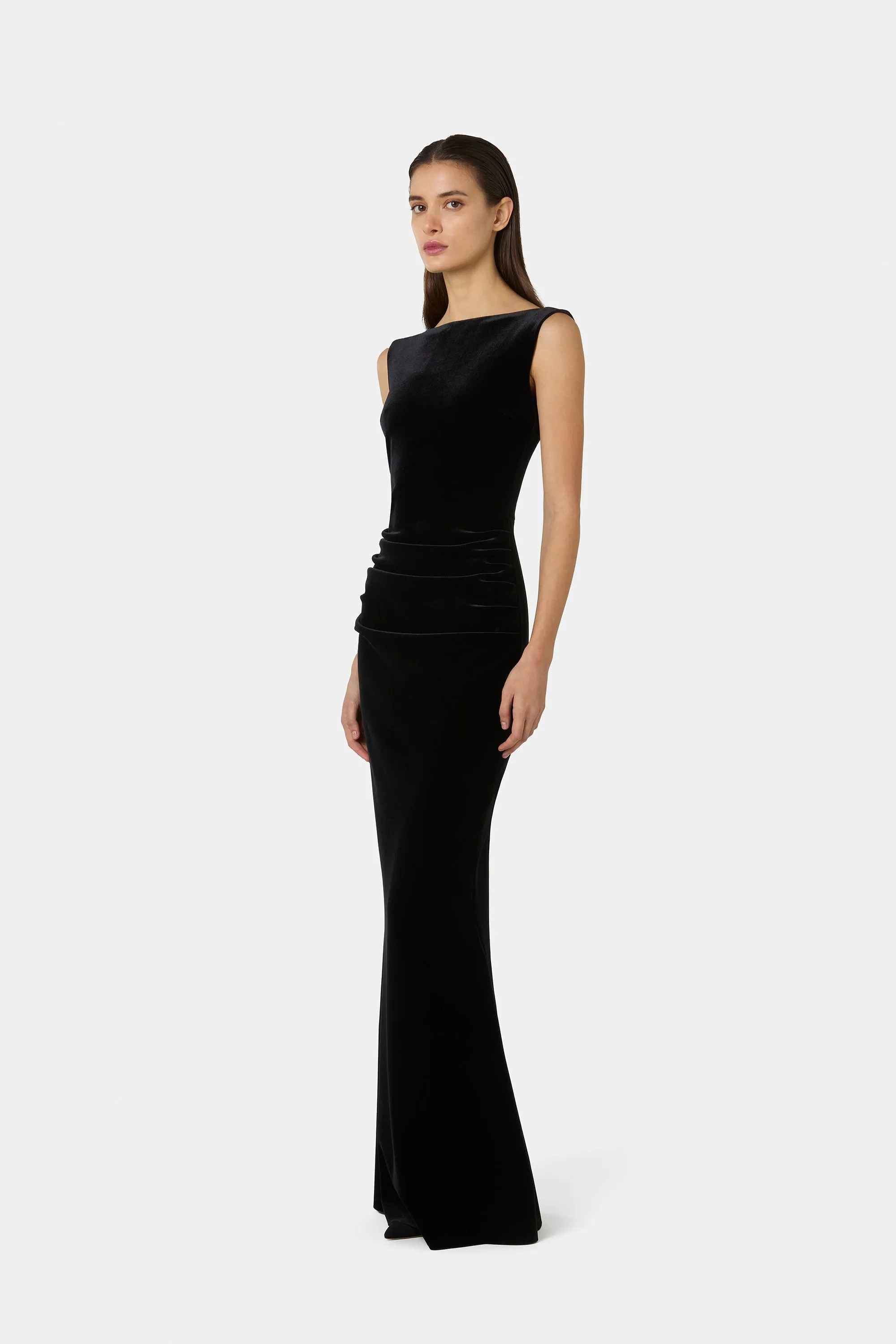 Nima Velvet Gown sold by Chiara Boni product image thumbnail 3