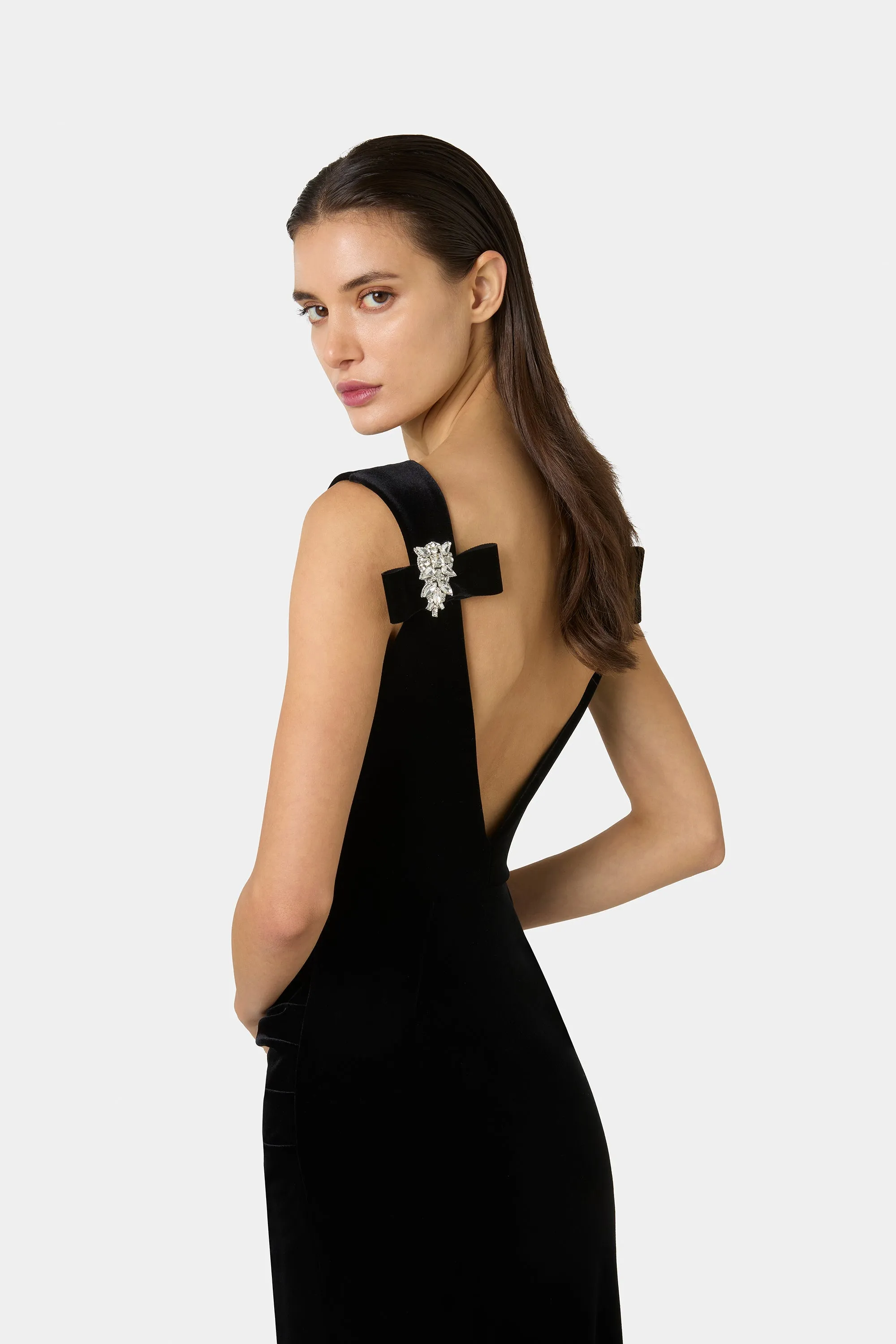 Nima Velvet Gown sold by Chiara Boni product image thumbnail 5