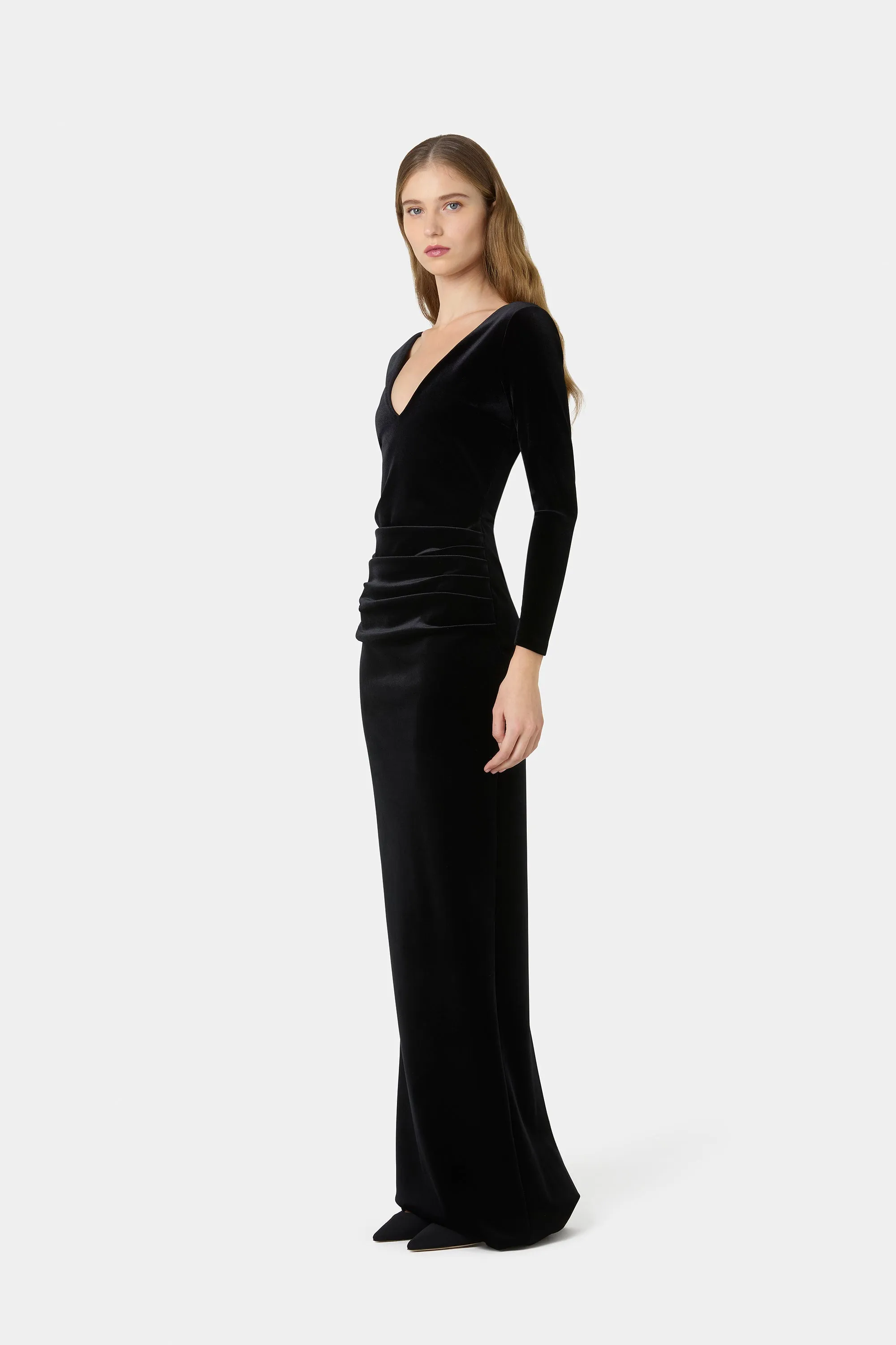 Kamya Velvet Gown sold by Chiara Boni product image thumbnail 3