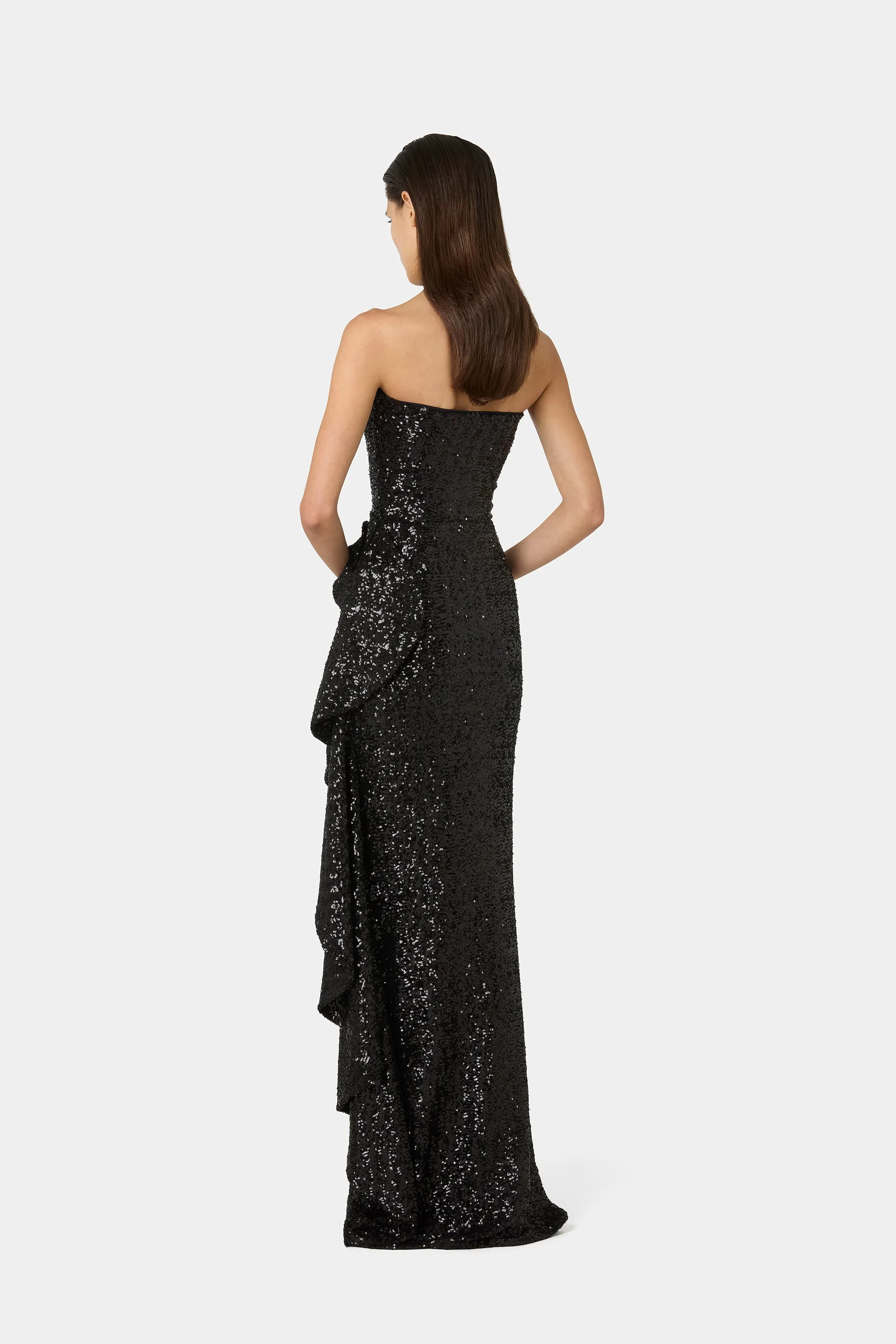 Ethane Sequined Gown sold by Chiara Boni product image thumbnail 4