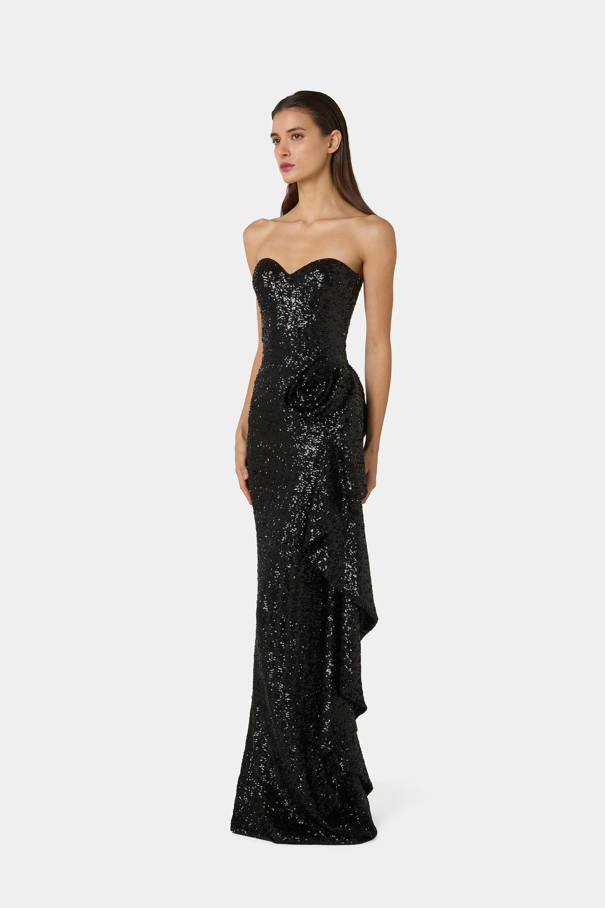 Ethane Sequined Gown sold by Chiara Boni product image thumbnail 3