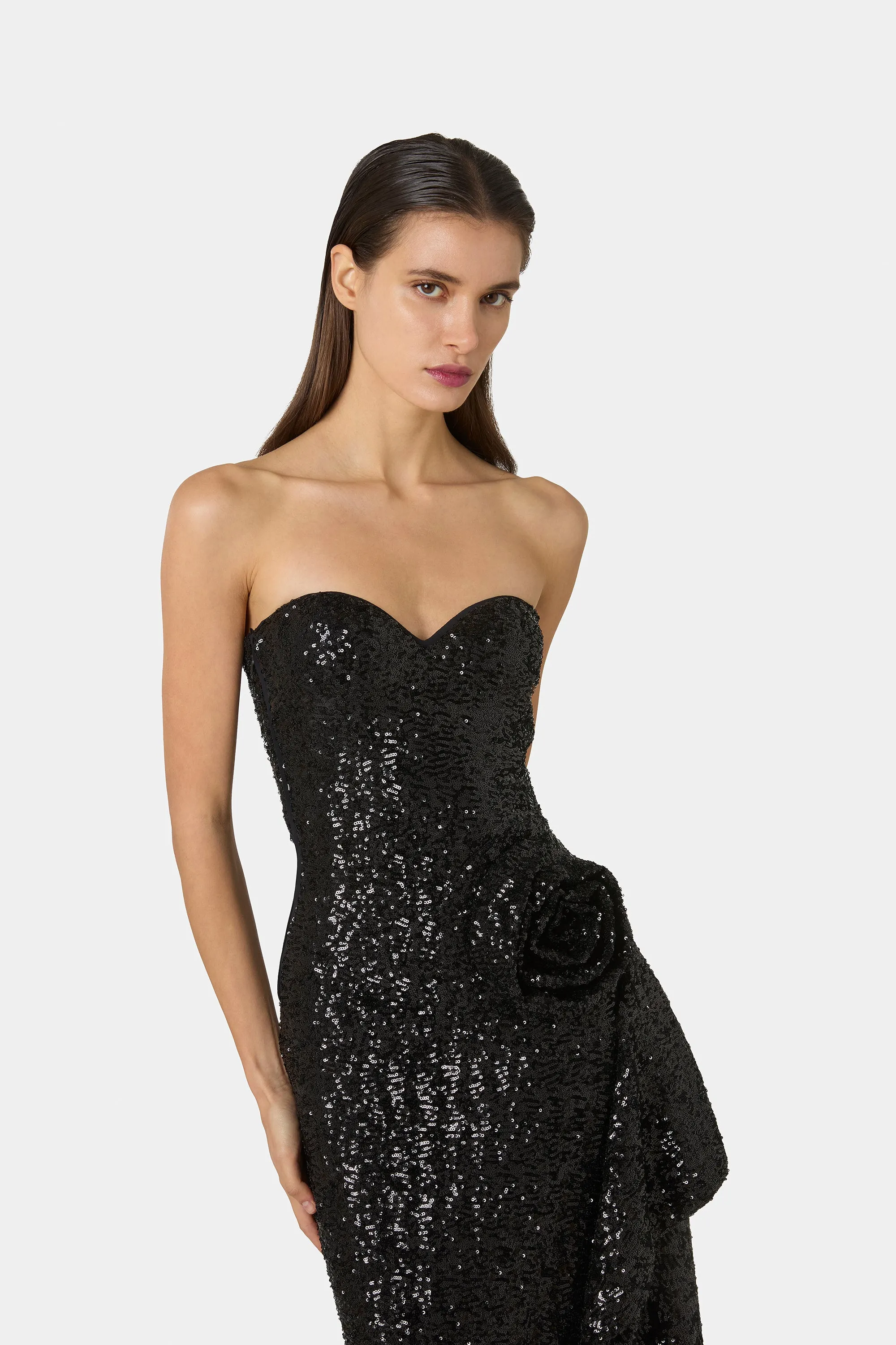 Ethane Sequined Gown sold by Chiara Boni product image thumbnail 5