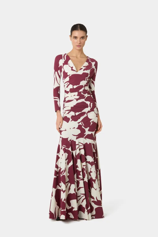 Riensen Printed Gown made by Chiara Boni