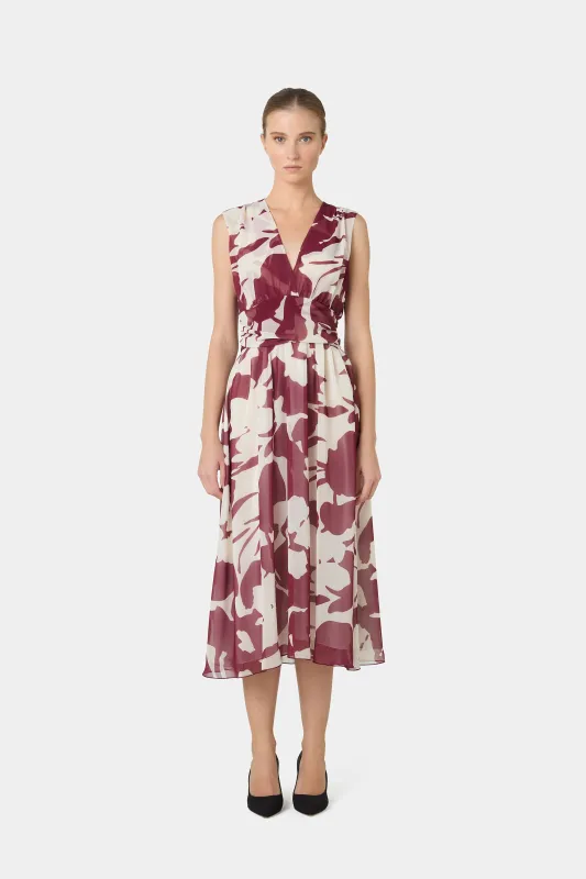 Kaur Printed Dress made by Chiara Boni