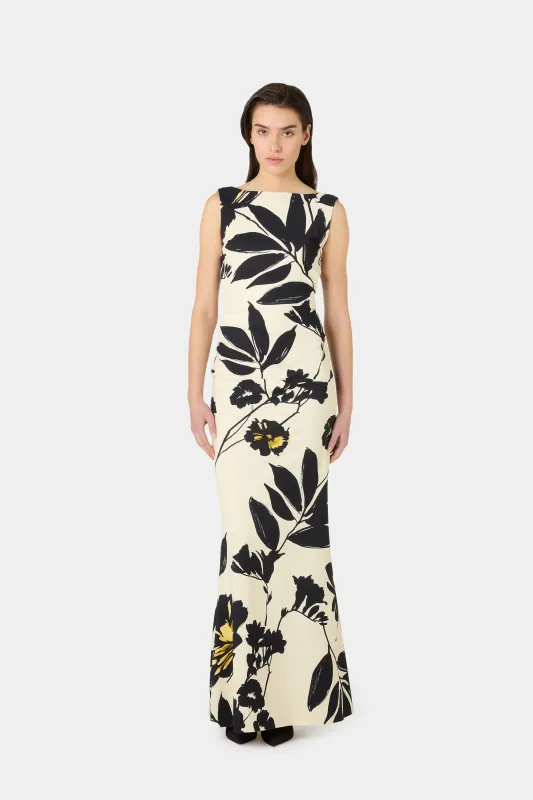 Ajour Printed Gown made by Chiara Boni