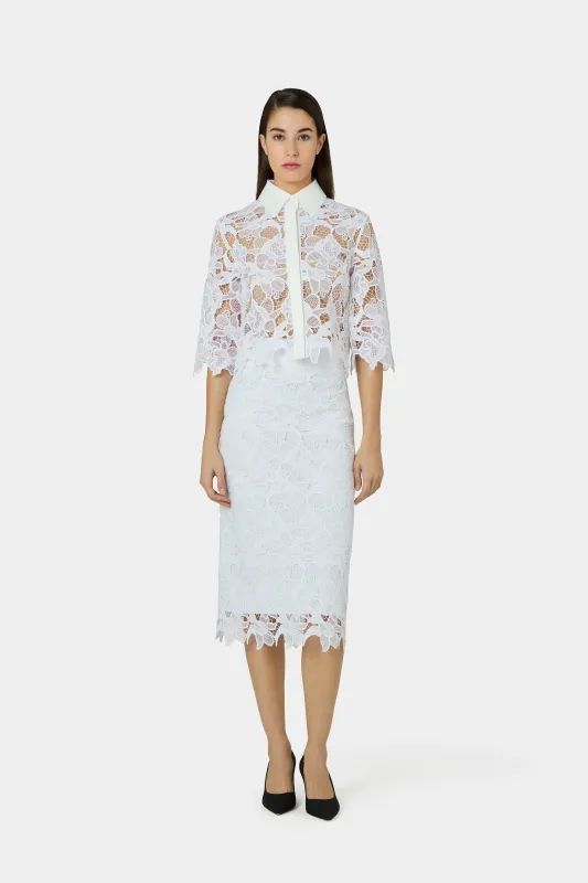 Ufide Lace Skirt made by Chiara Boni