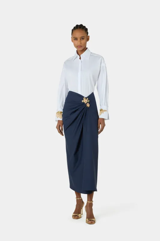 Mahar Cotton Skirt made by Chiara Boni