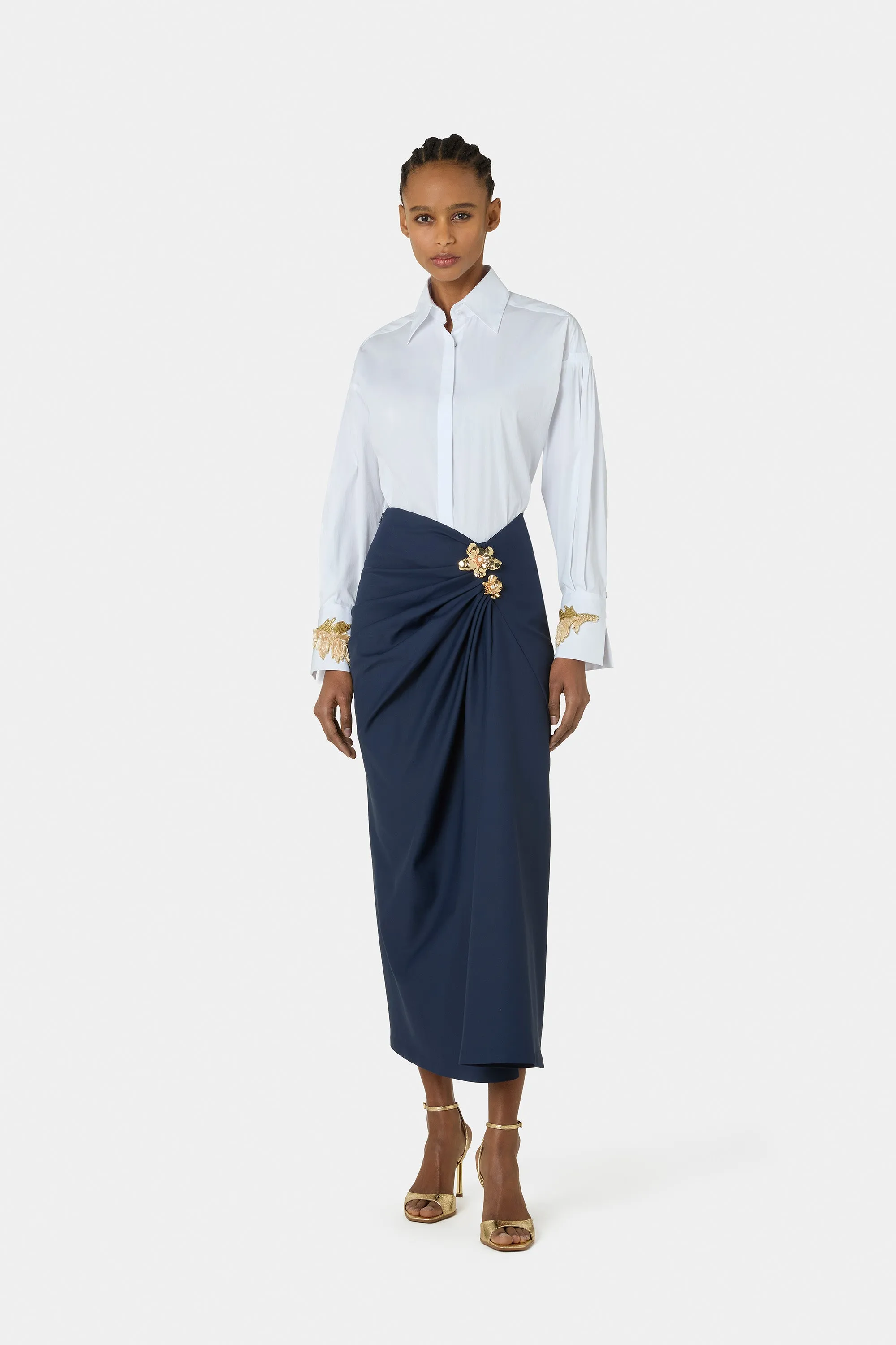 Mahar Cotton Skirt sold by Chiara Boni
