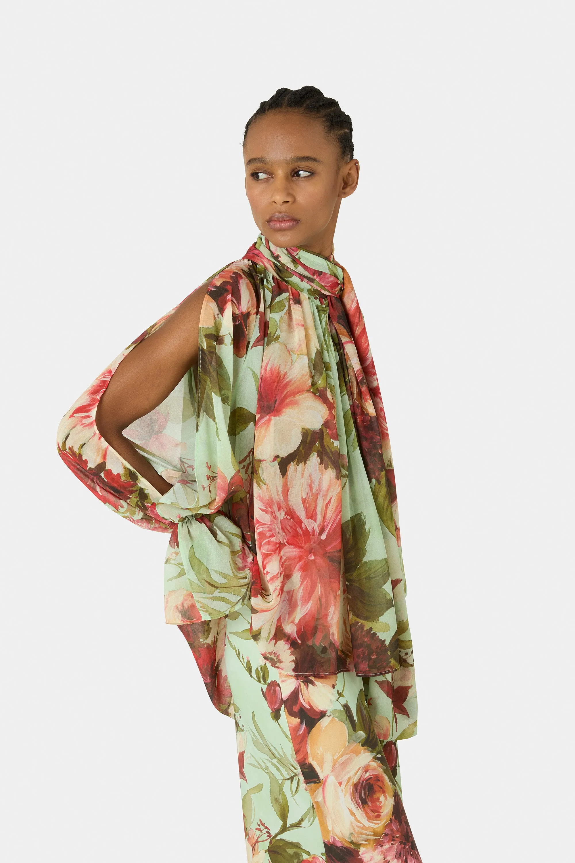 Slawa Georgette Printed Shirt sold by Chiara Boni product image thumbnail 5