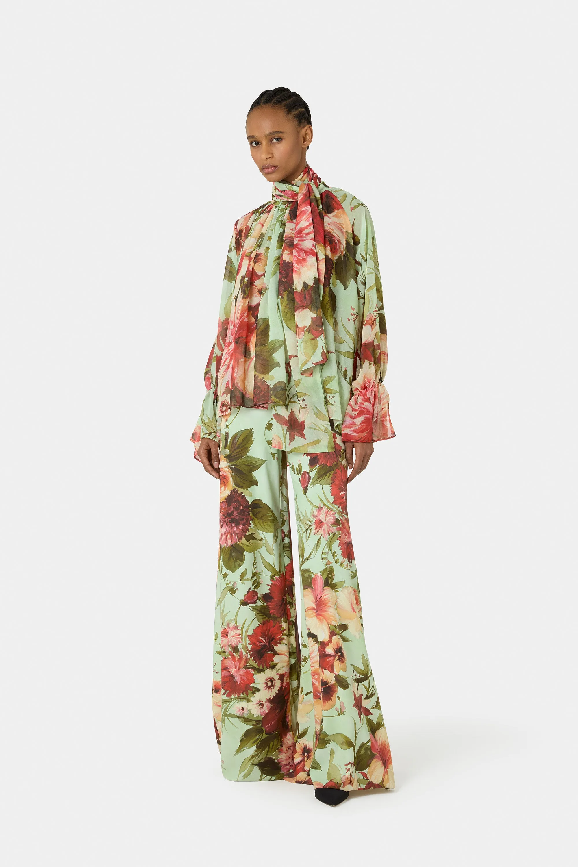 Slawa Georgette Printed Shirt sold by Chiara Boni product image thumbnail 3