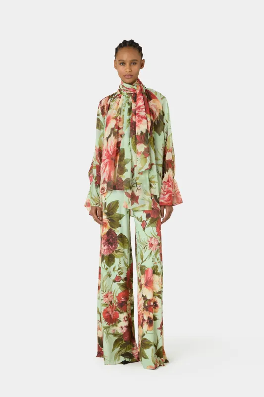 Slawa Georgette Printed Shirt made by Chiara Boni