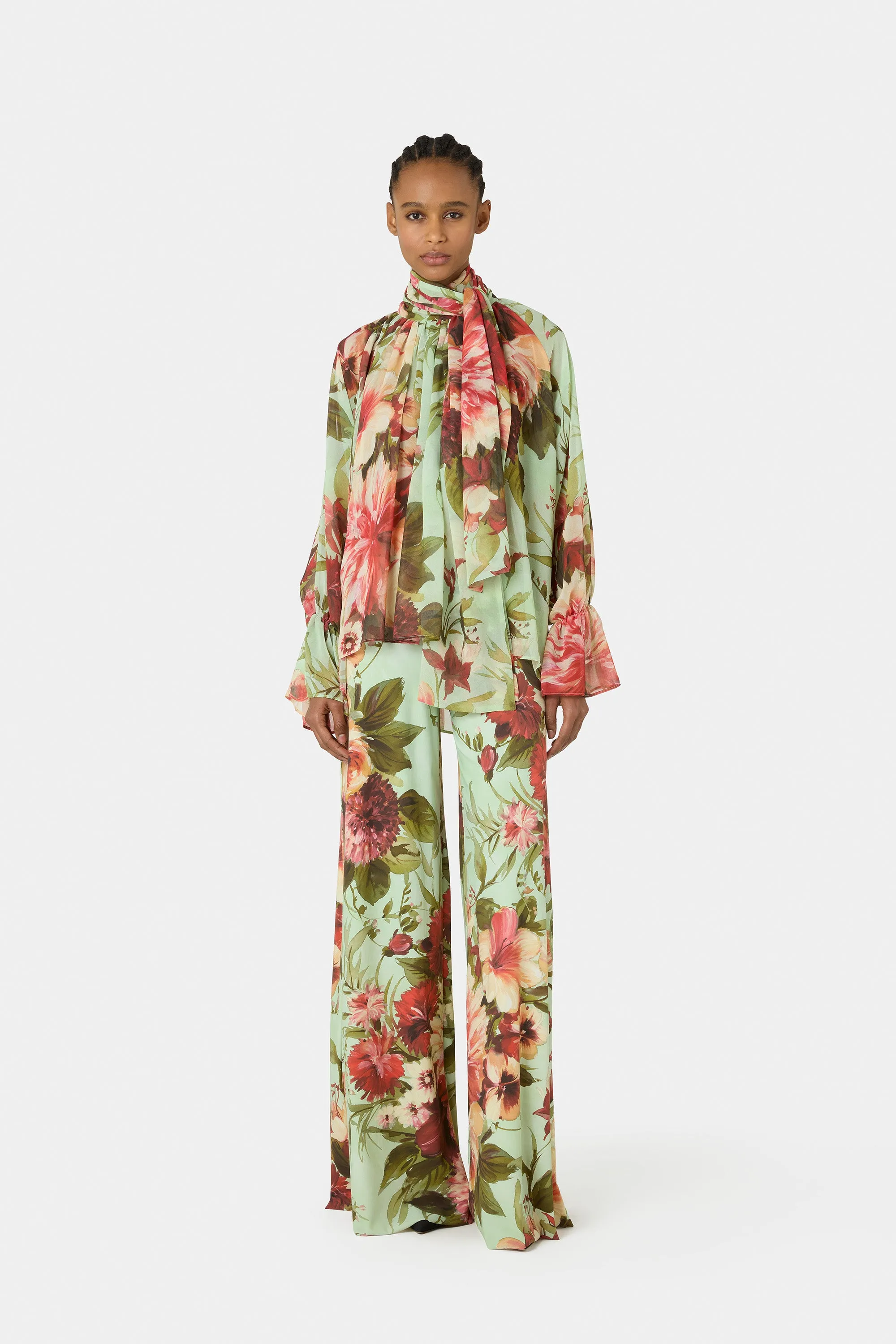 Slawa Georgette Printed Shirt sold by Chiara Boni