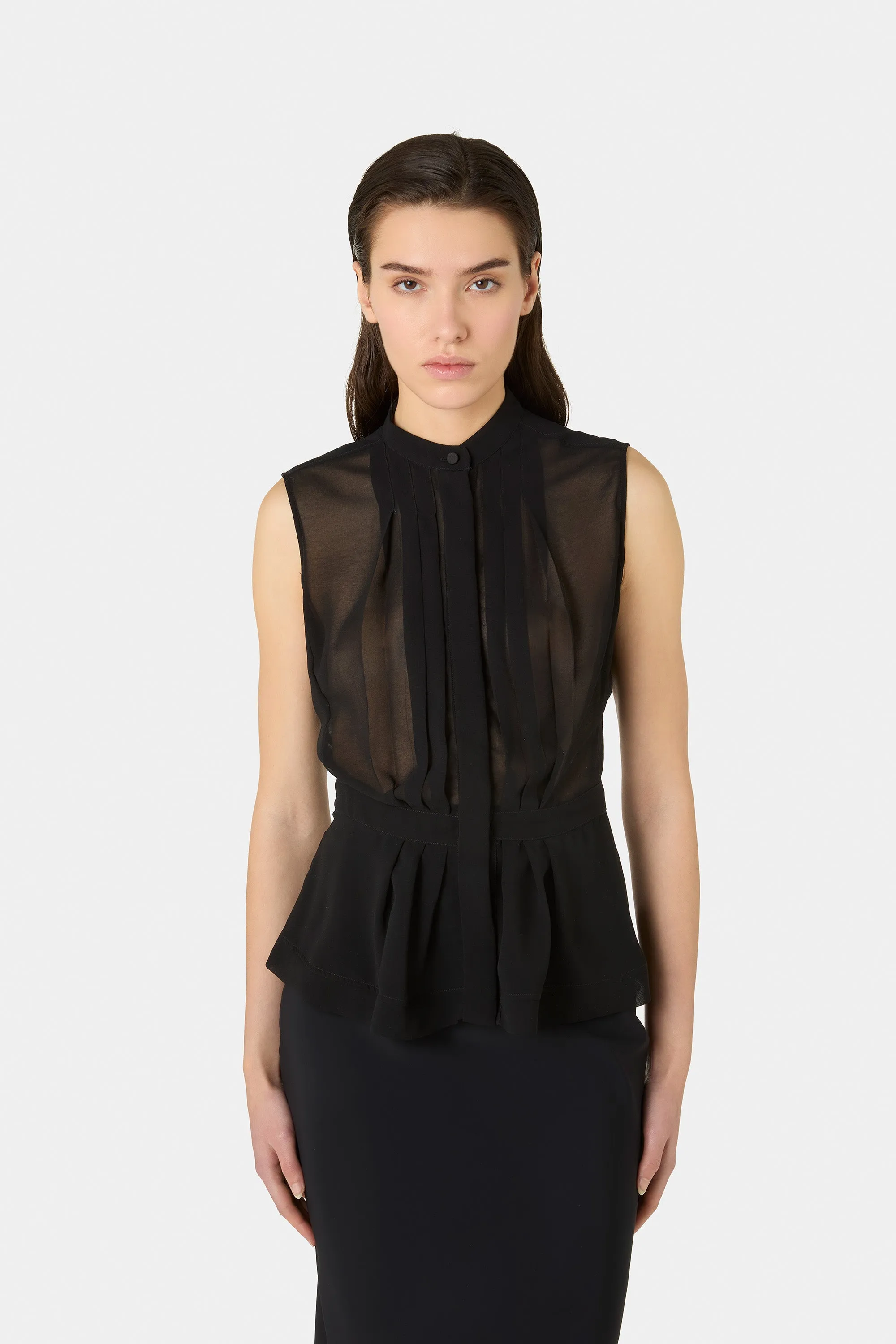 Gentia Georgette Shirt sold by Chiara Boni product image thumbnail 5