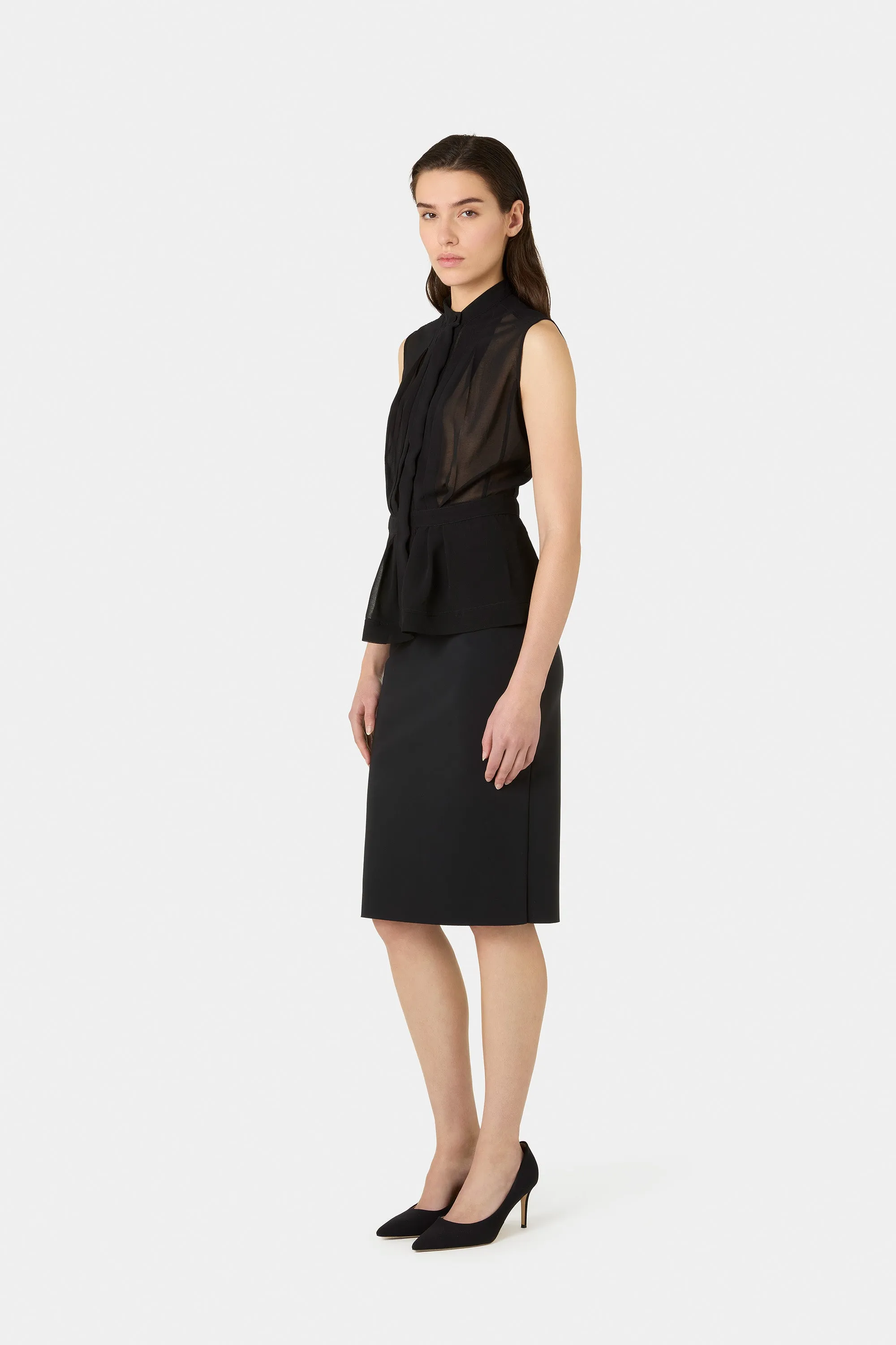 Gentia Georgette Shirt sold by Chiara Boni product image thumbnail 3